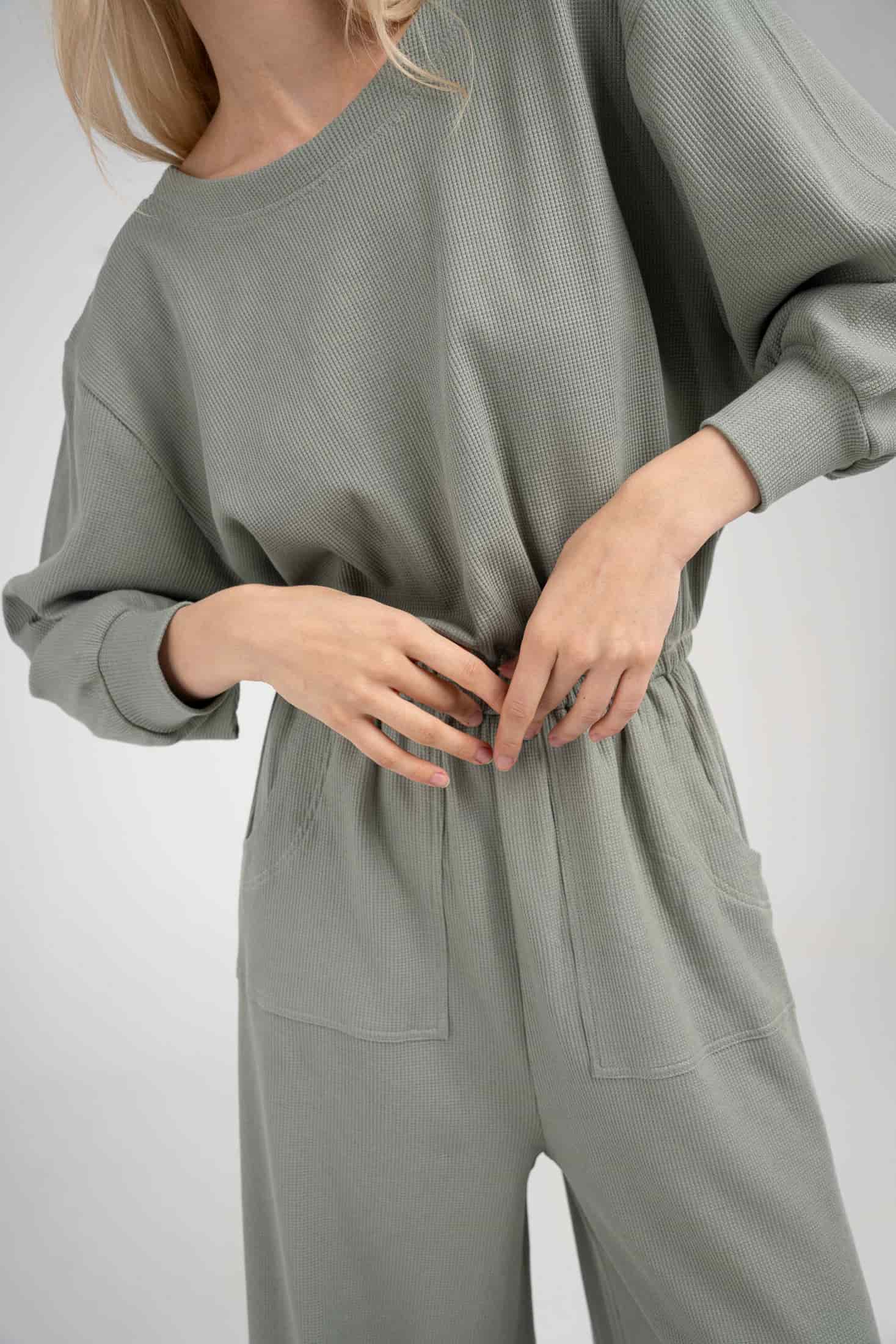 Organic Waffle Jumpsuit - miniatura 4