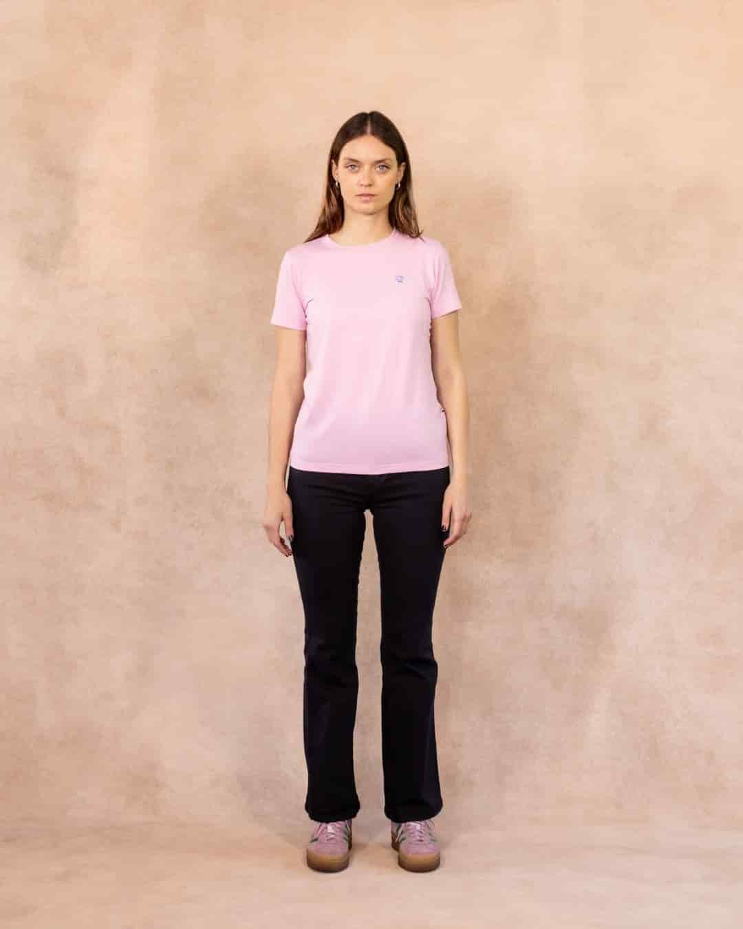 Camiseta Antimanchas de Mujer Rosado - miniatura 5