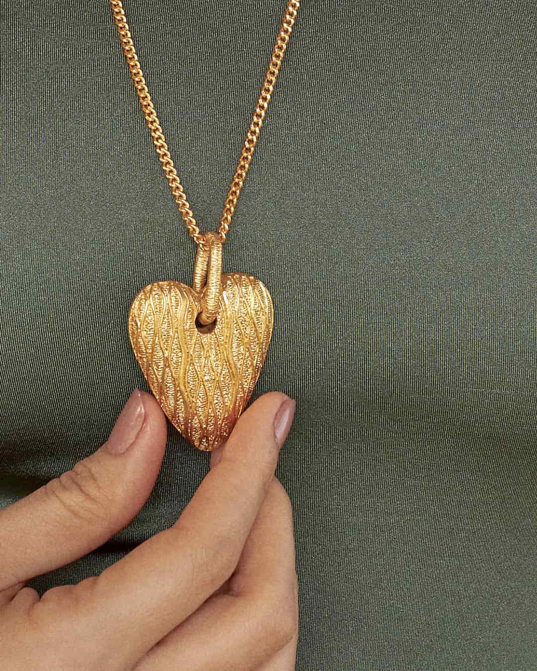Maxi Onda Heart Necklace - miniatura 4