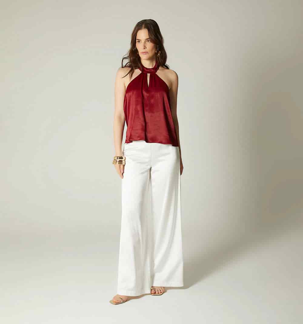 Blusa cuello halter - miniatura 1