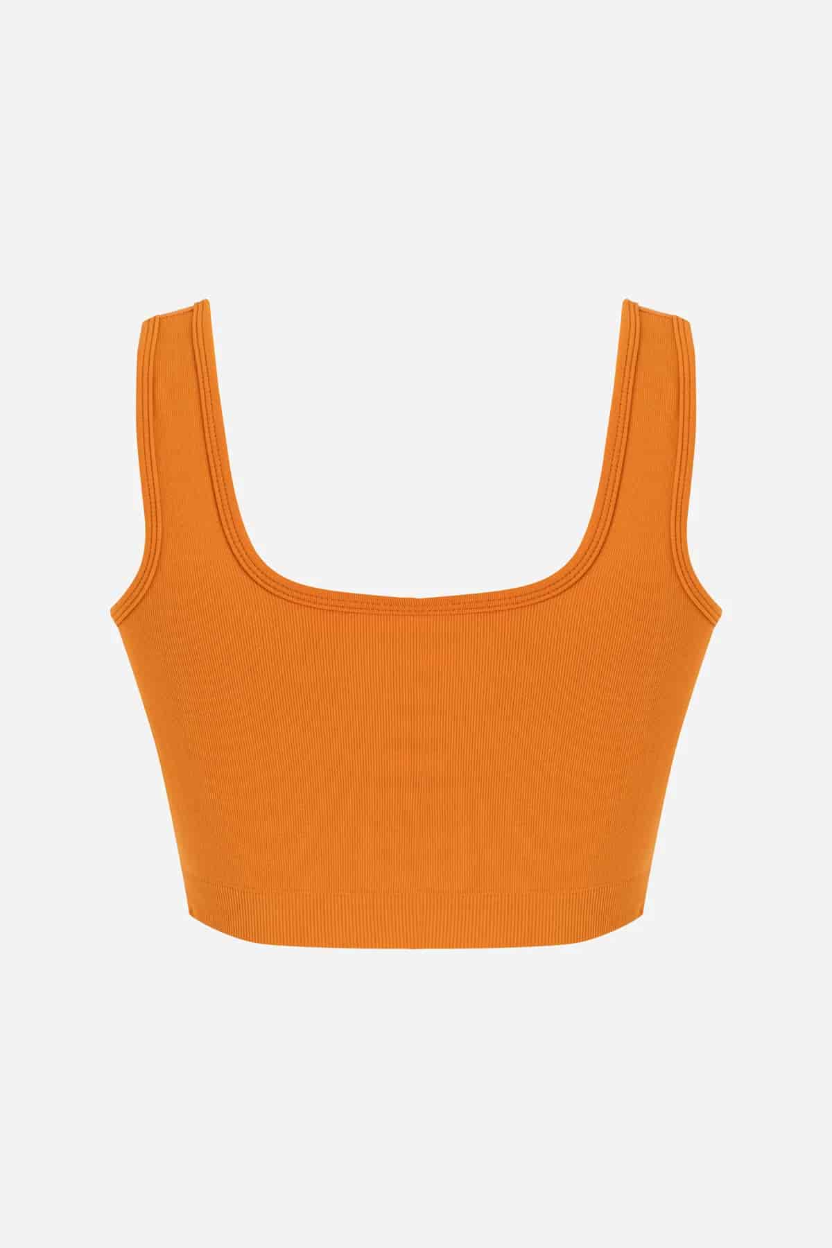 SEAMLESS TOP ORANGE - miniatura 10