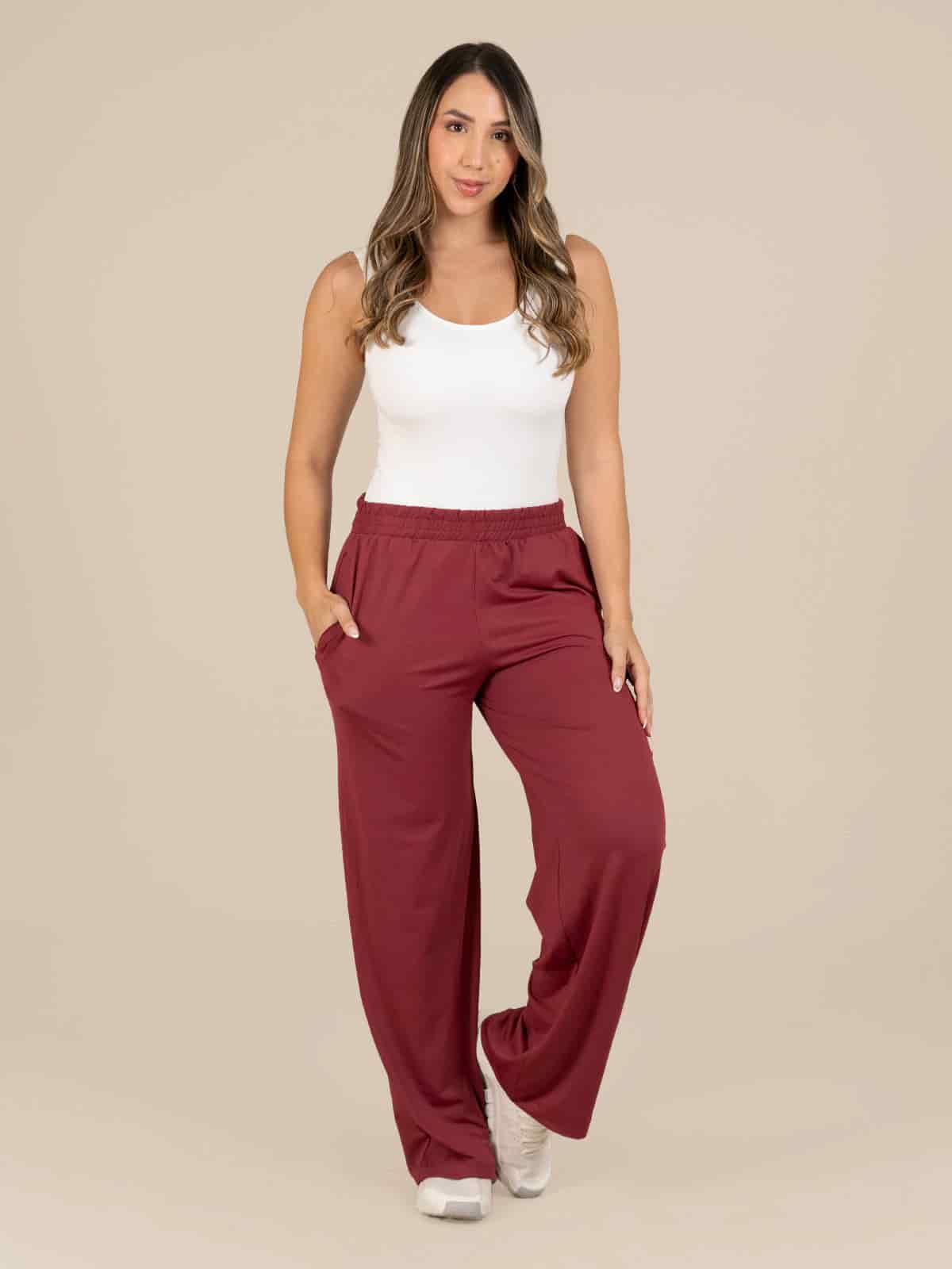 Sahay pantalon vinotinto - miniatura 3