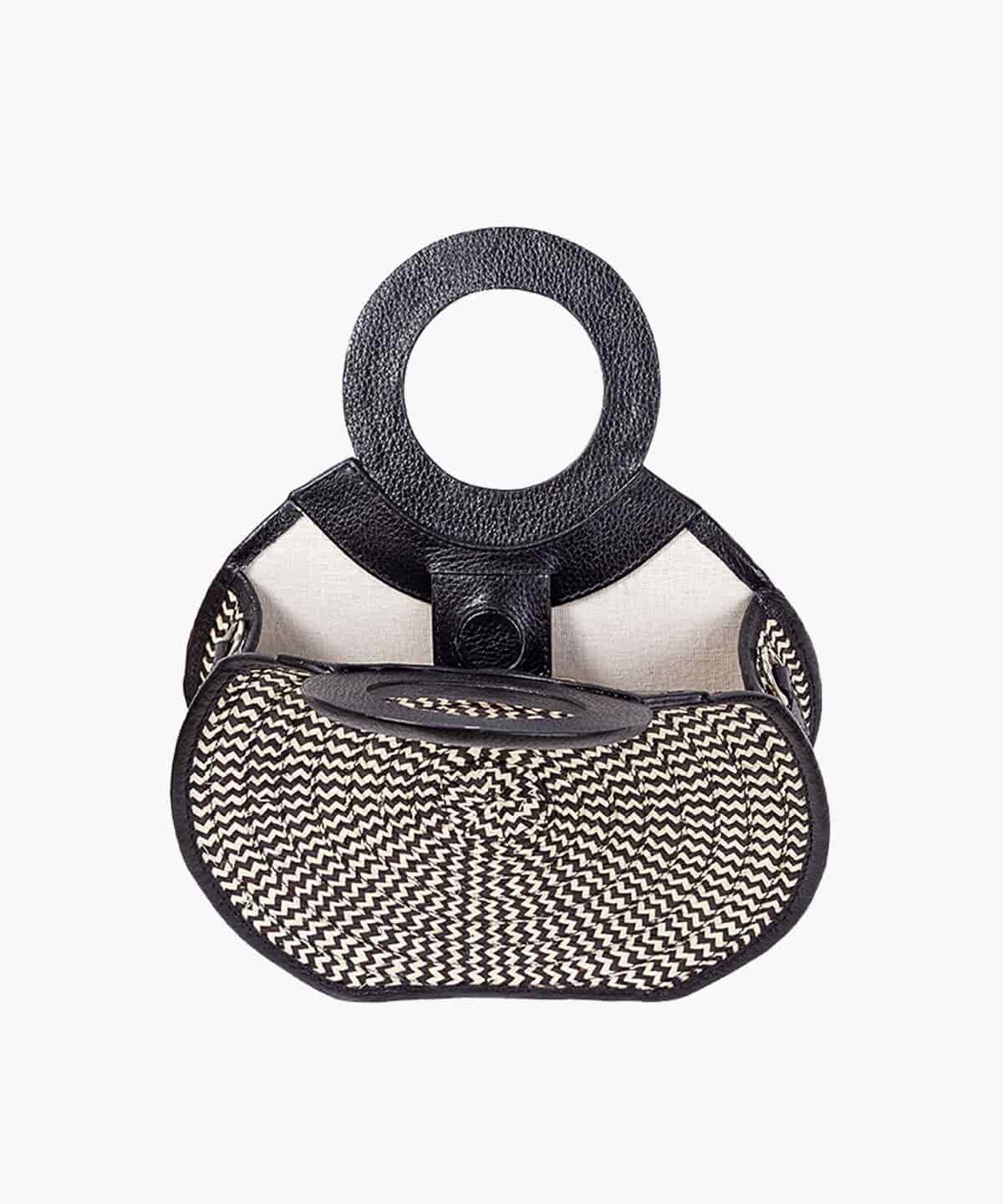 Zenú in Raffia and Leather - miniatura 4