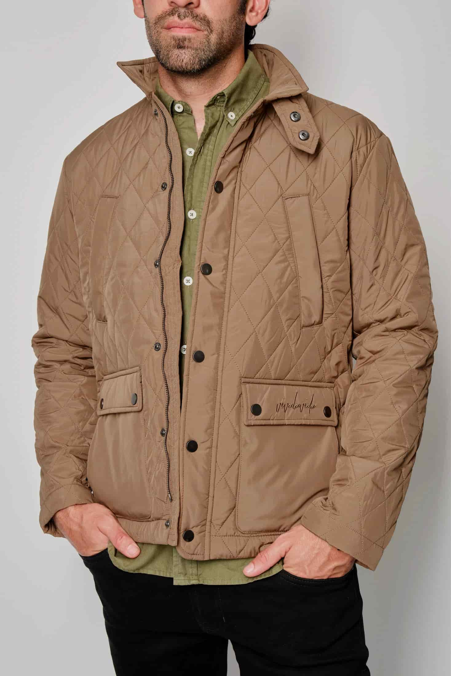 QUILTED JACKET MOCHA - miniatura 1