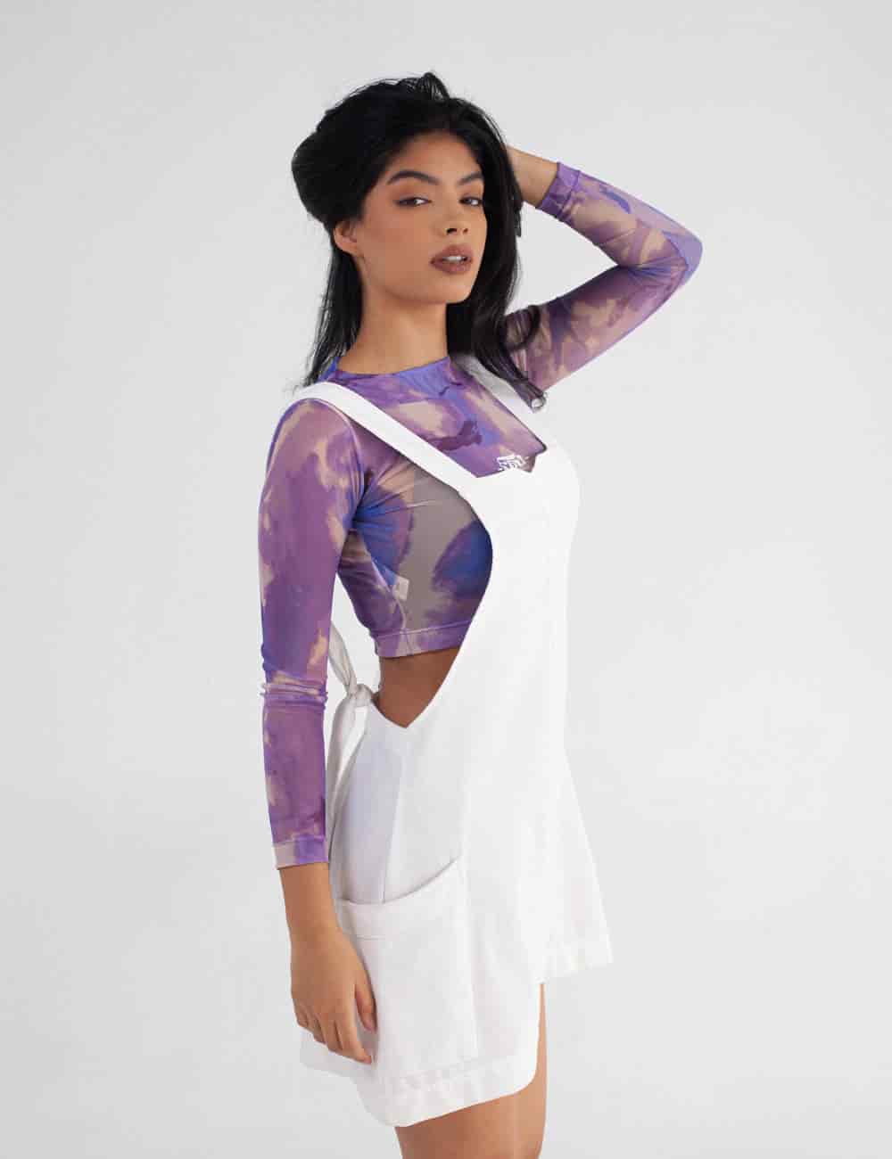 Romper Tirantas Haoma crudo Mujer - miniatura 7