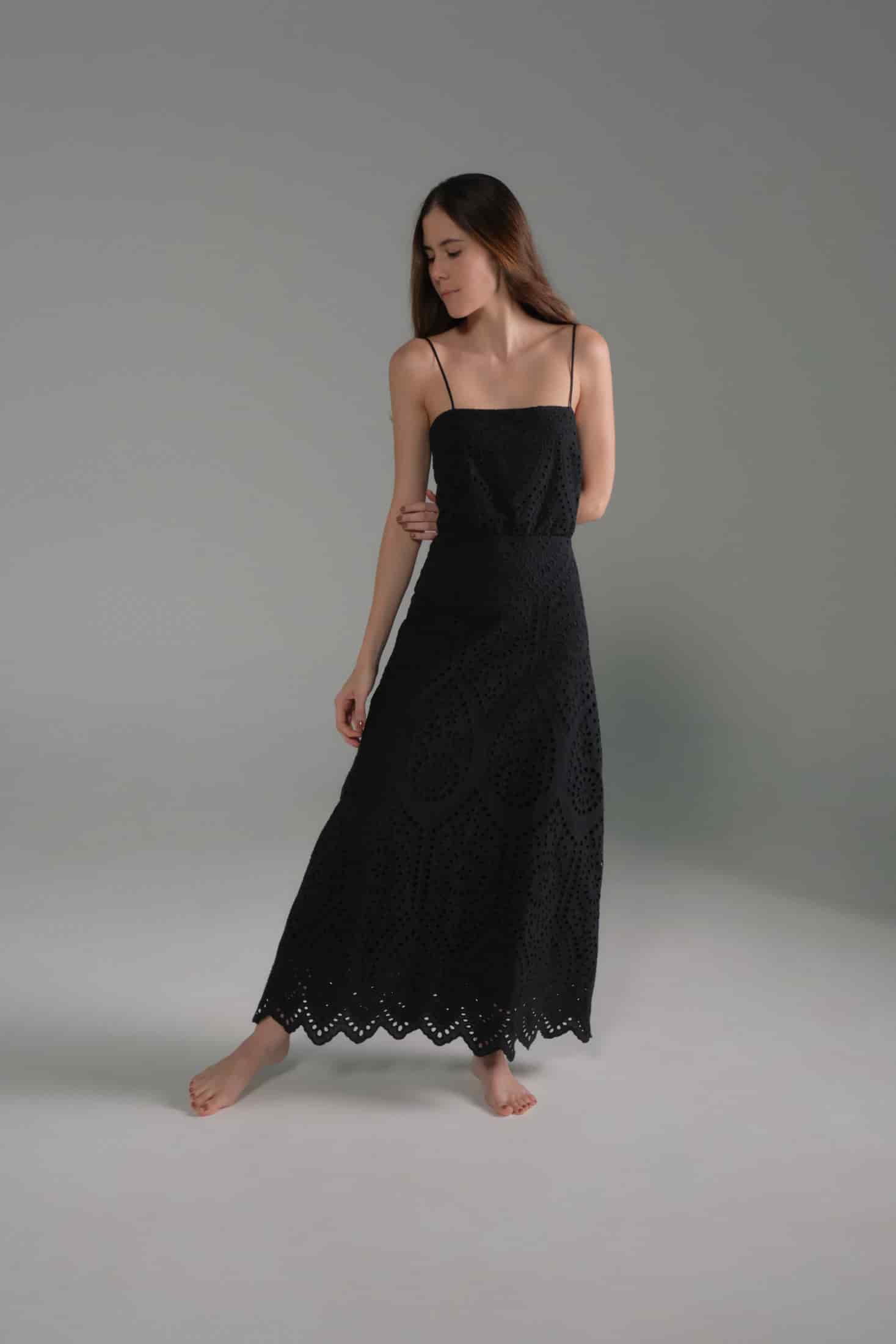 Nativa Cotton Eyelet / Black - miniatura 1