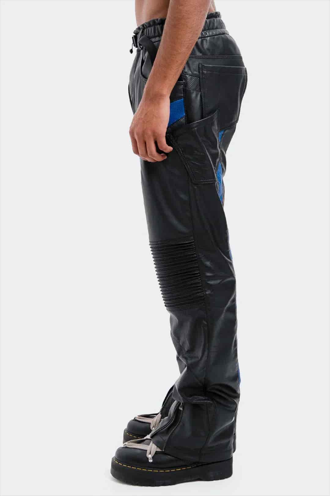 VENENO PANTALON CUERO BIKER GO FASTER - miniatura 6