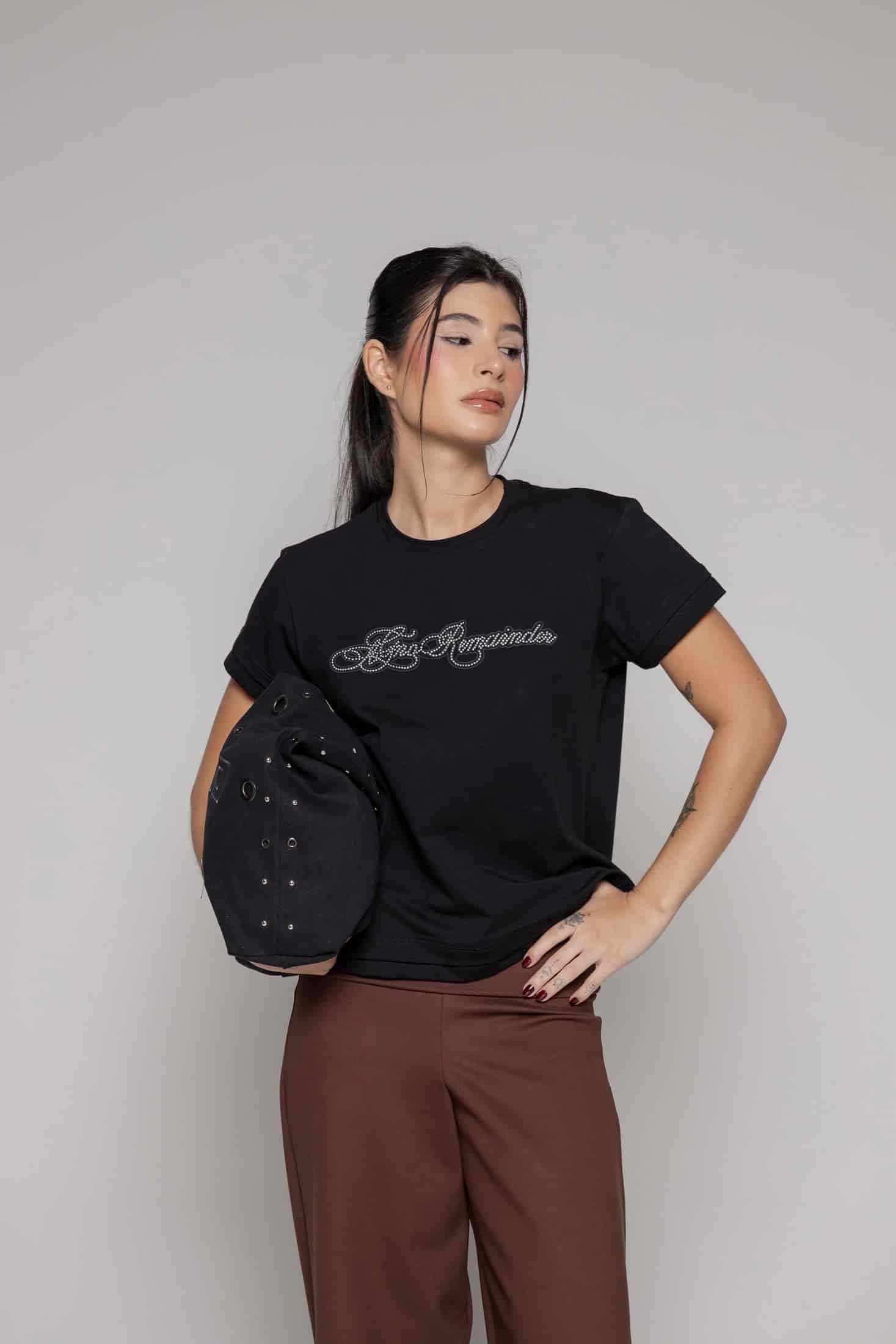 T-Shirt Remainder-Negra - miniatura 1
