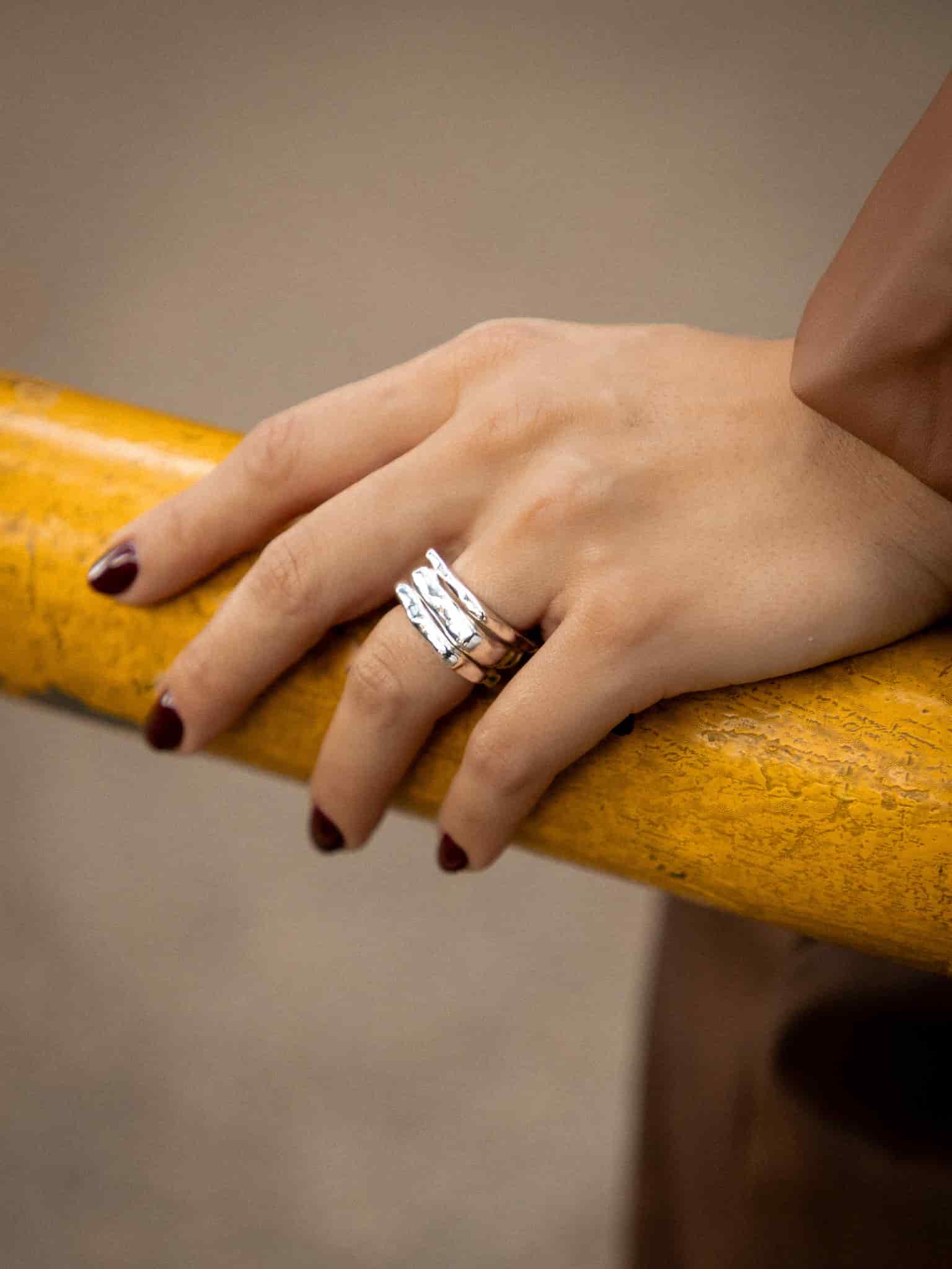 Set X3 Anillos Ondas - miniatura 5