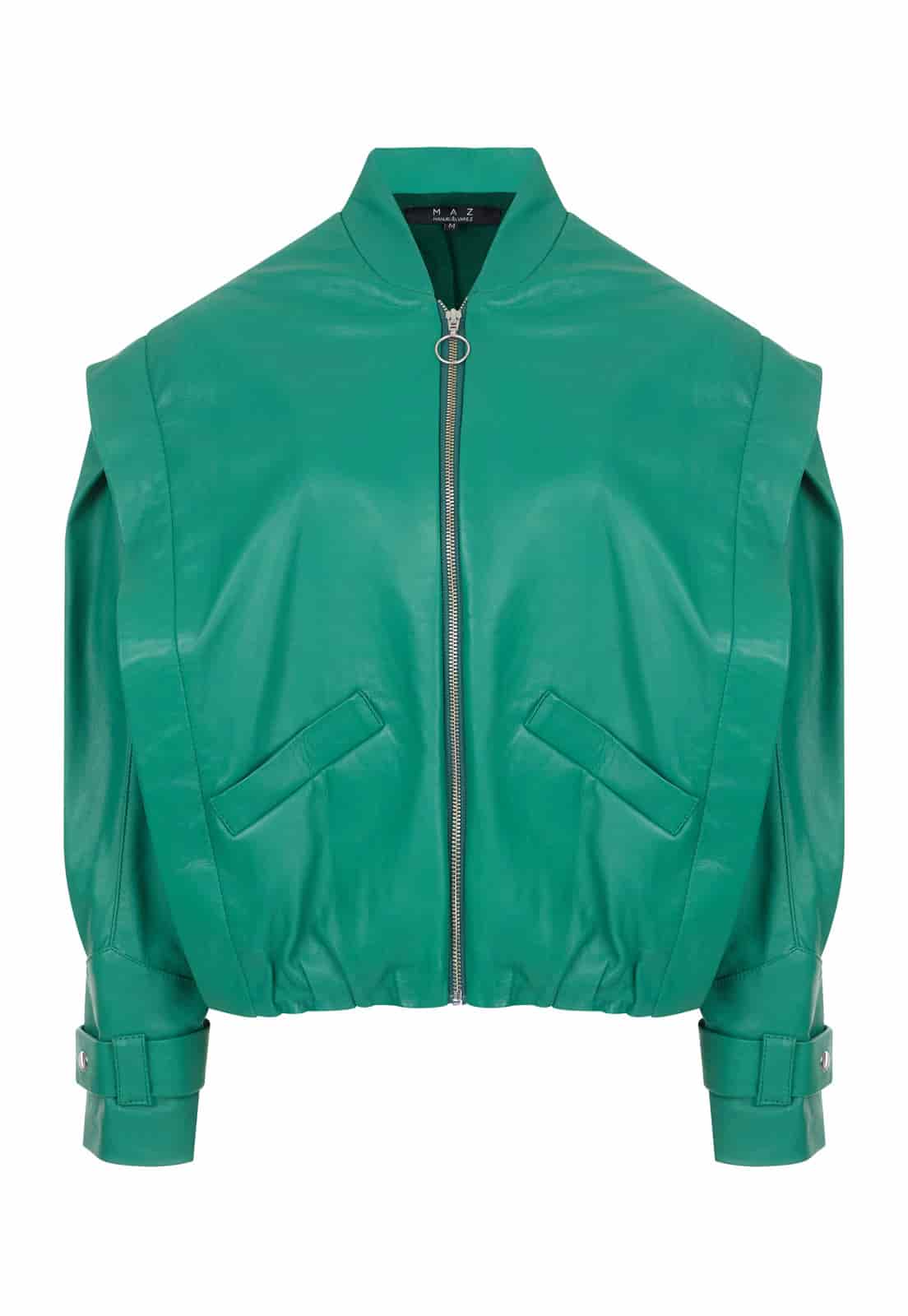 BOMBER LEATHER JACKET - miniatura 1