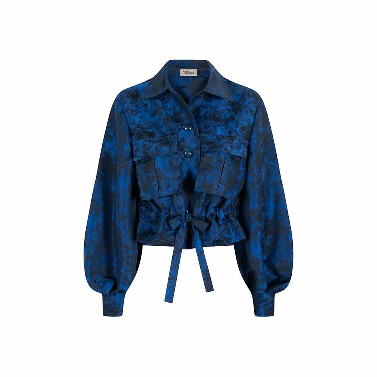CHAQUETA SAHARIANA JACQUARD - miniatura 2