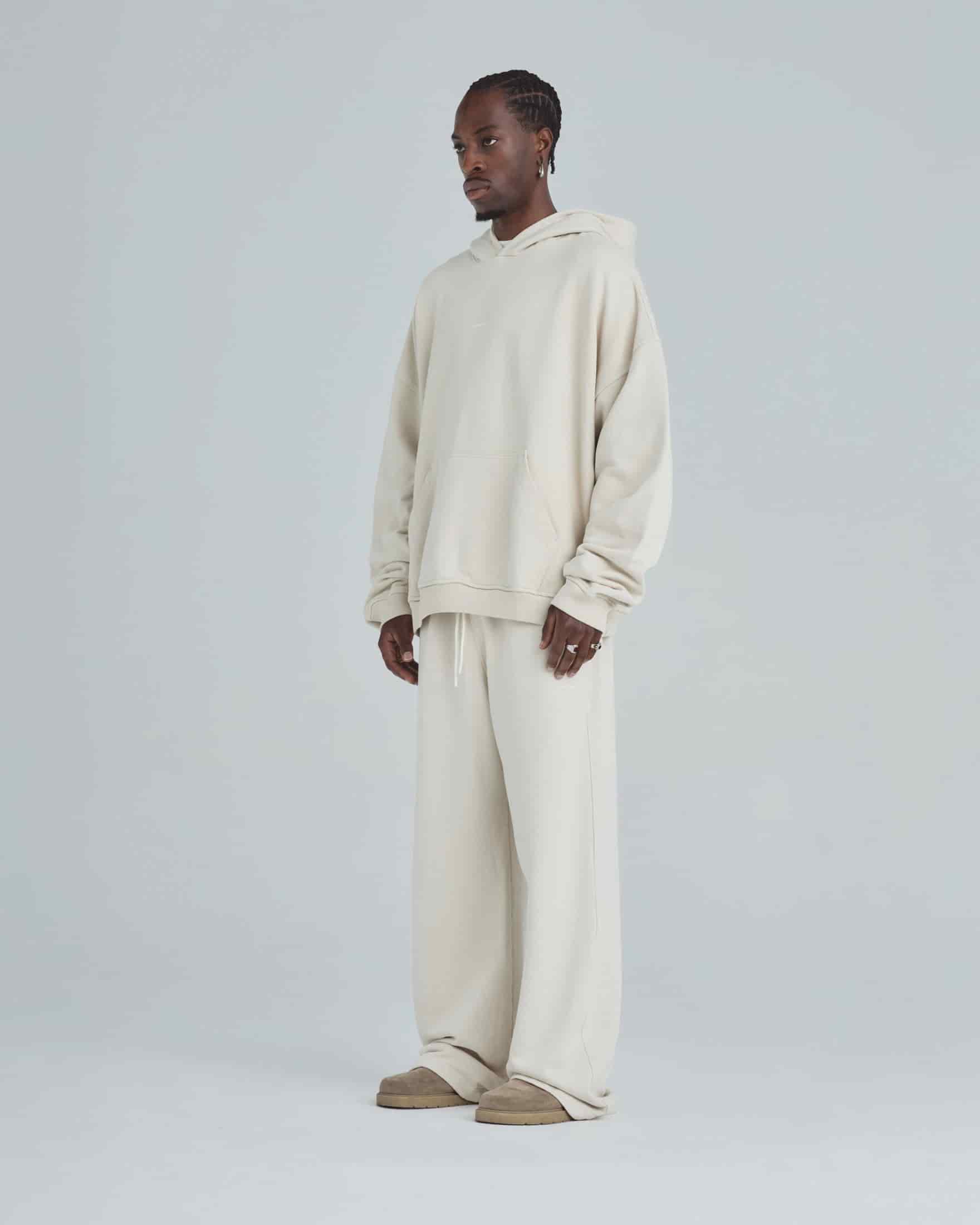 Line Basic Hoodie Cream - miniatura 5