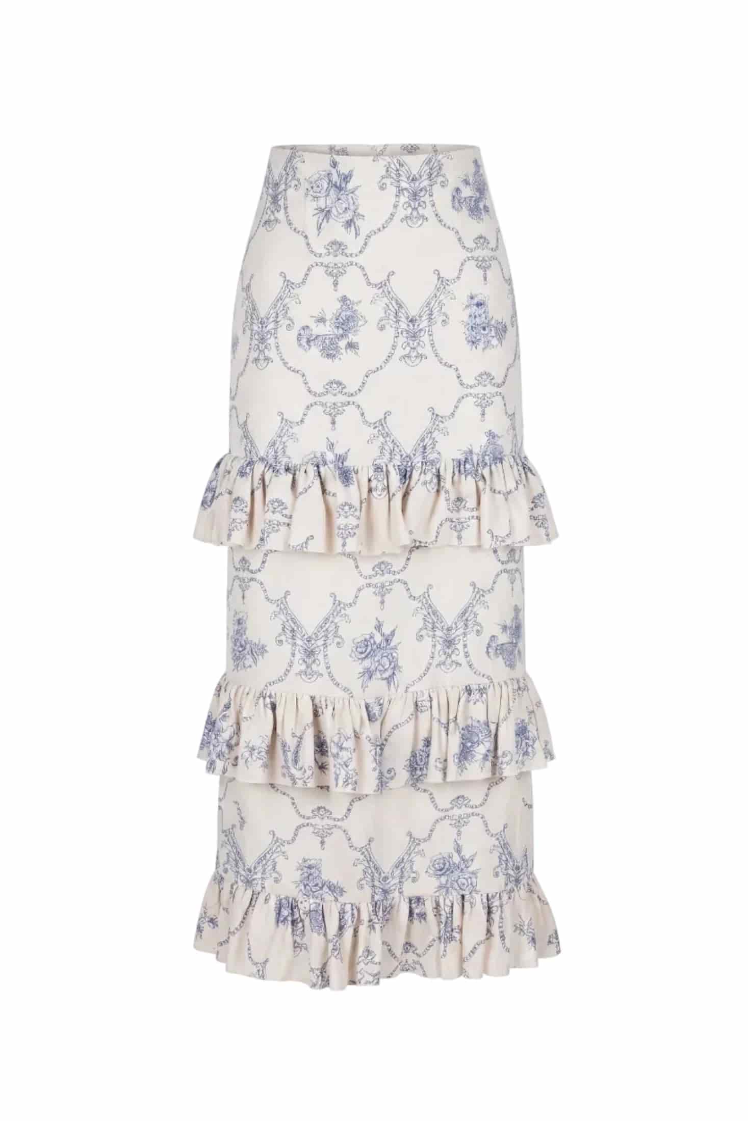 Olas de Jazmín Ankle Skirt - miniatura 1