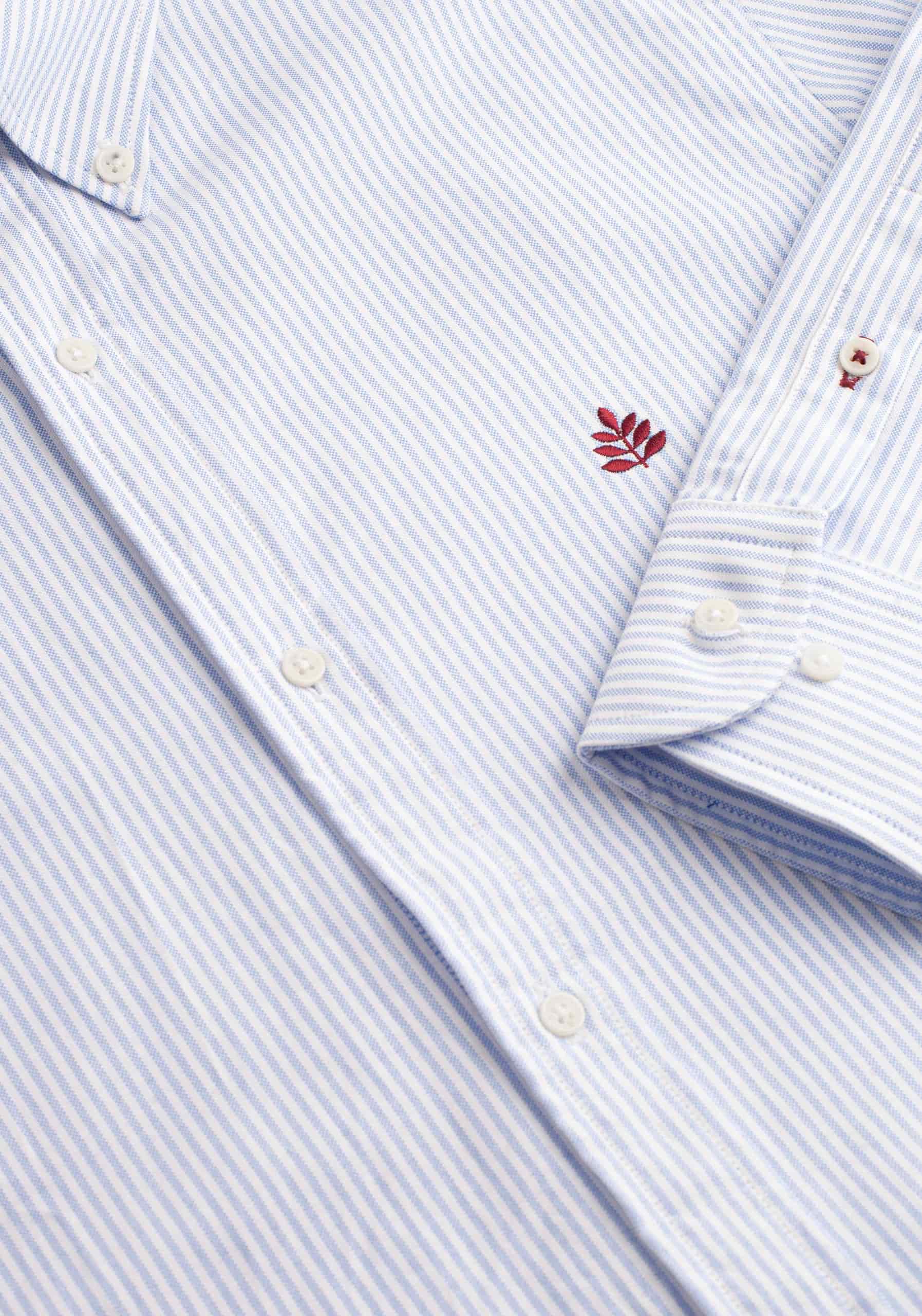 Camisa H CBD Rayas L-Vin Blanco-Azul - miniatura 3