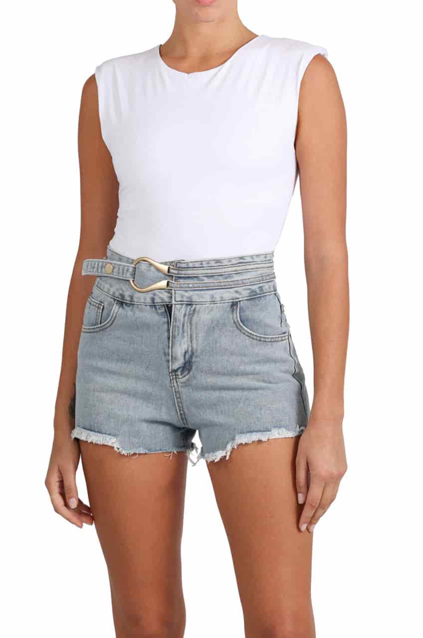 PADDED BODYSUIT WHITE - miniatura 2