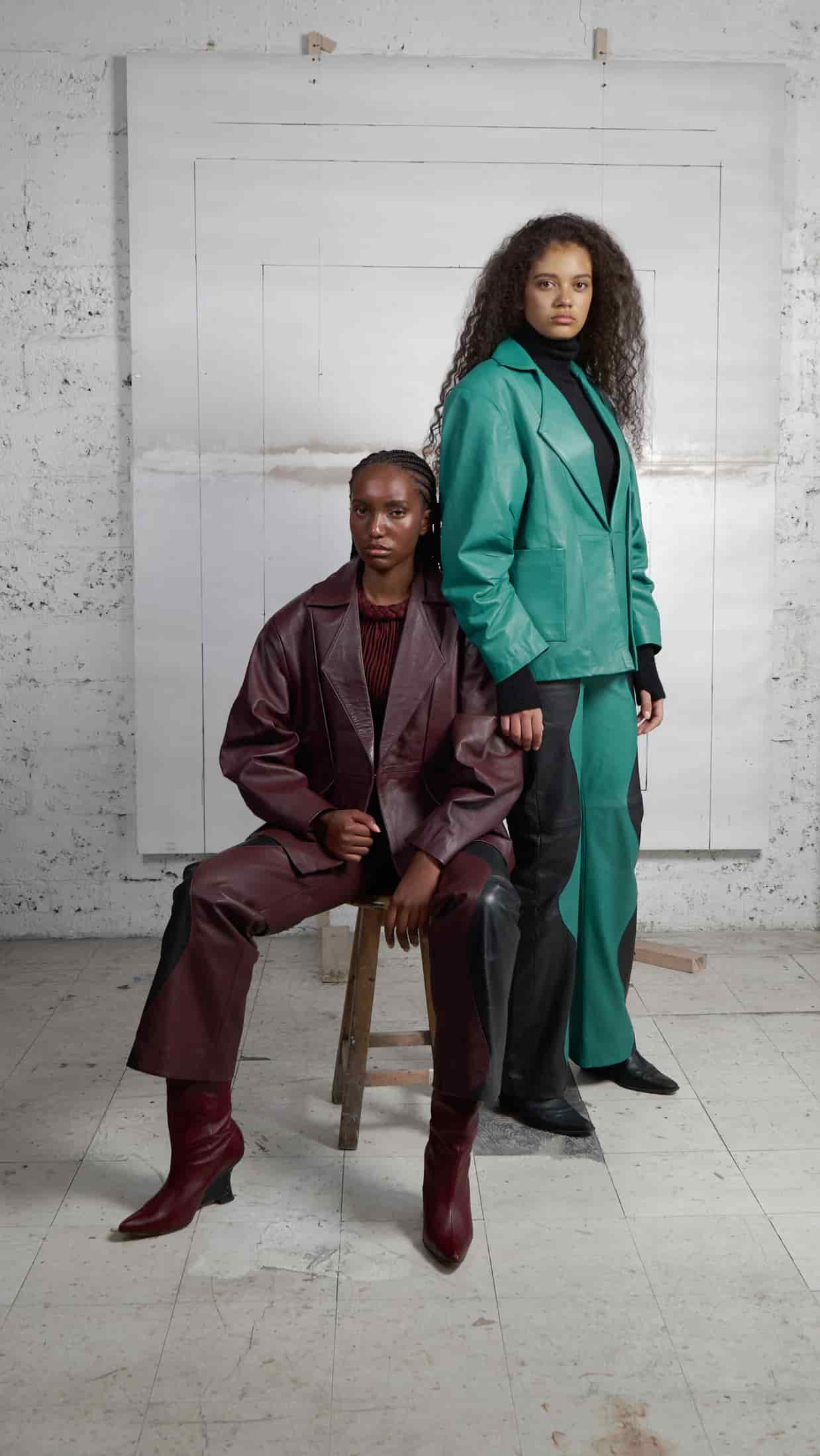 FURROWS LEATHER BLAZER - miniatura 8