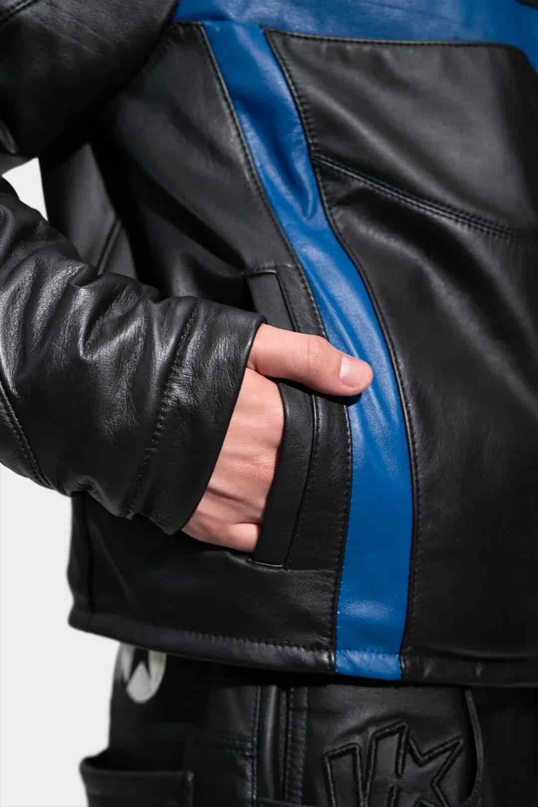 VENENO CHAQUETA CUERO BIKER GO FASTER - miniatura 10