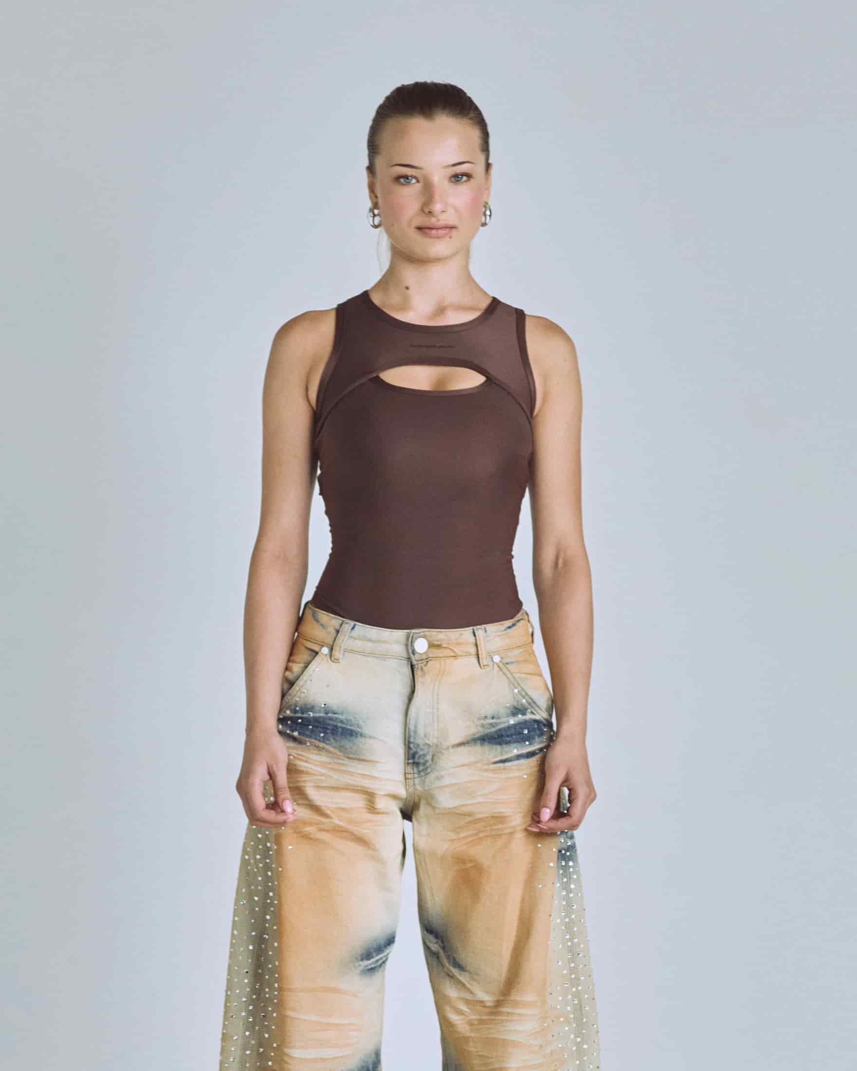 Basics Oval Bodysuit Afogato - miniatura 2