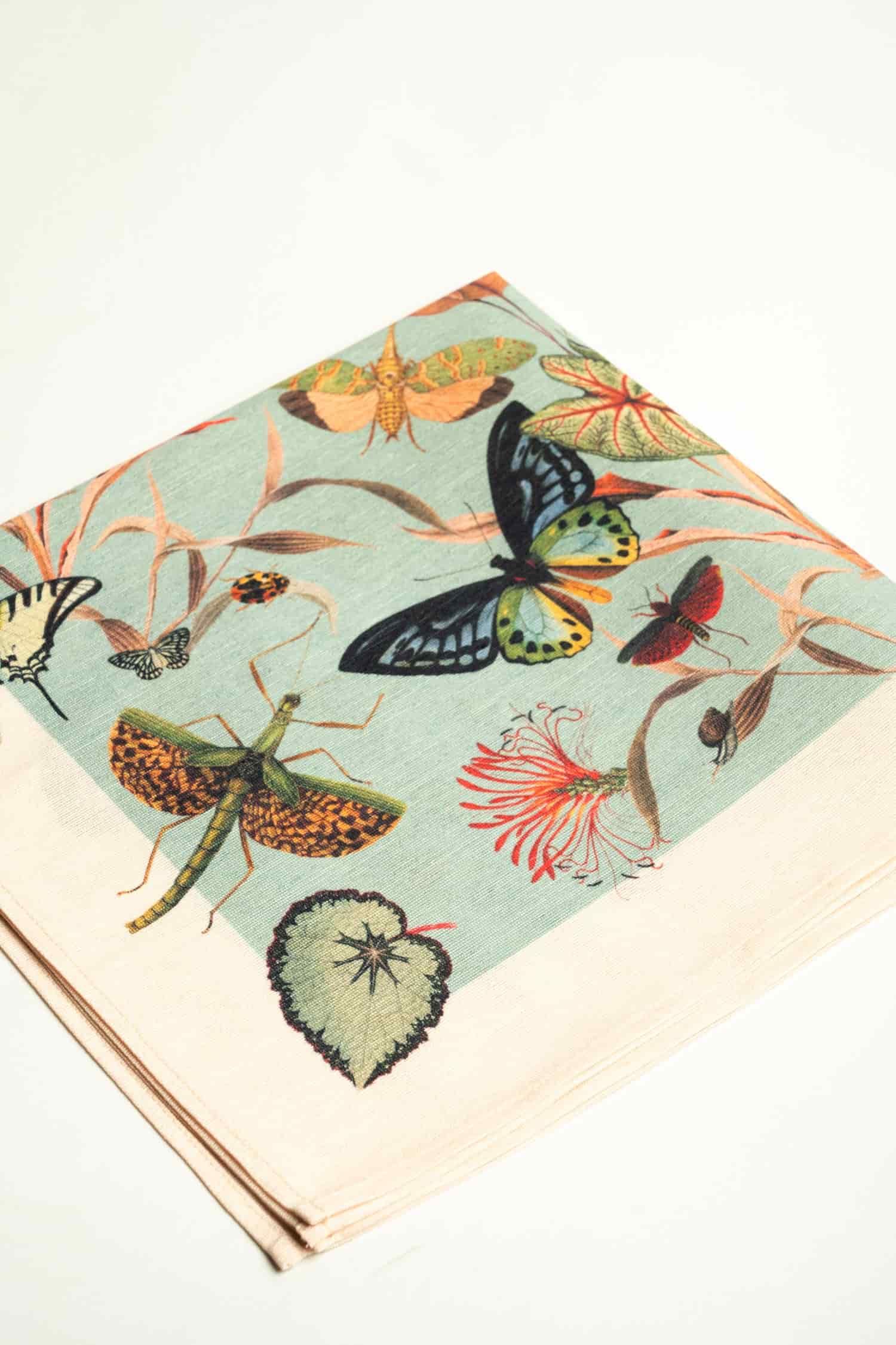 Servilletas - Butterfly Aqua 2 - miniatura 2