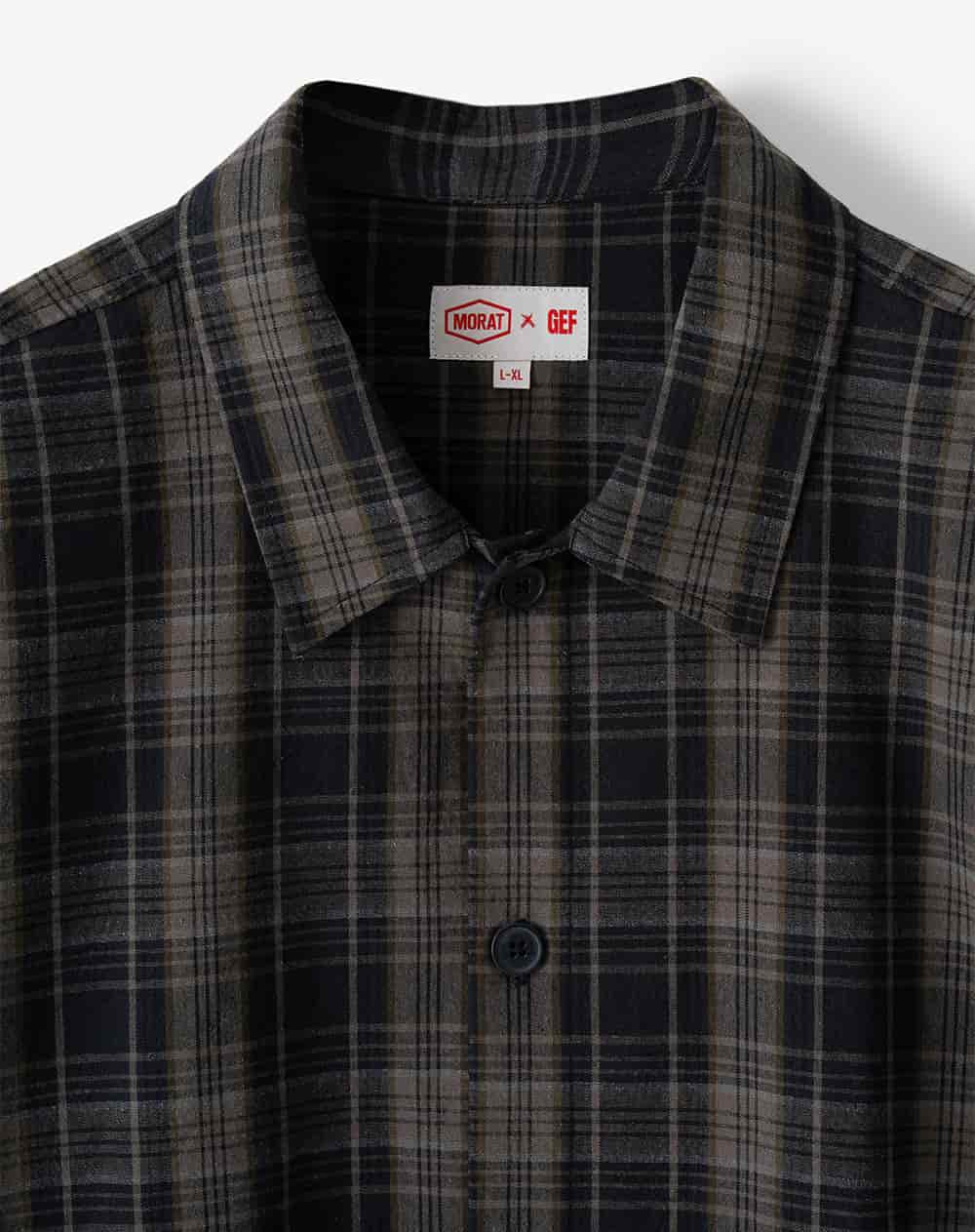 Camisa overshirt cuadros unisex GEF | MORAT - miniatura 9