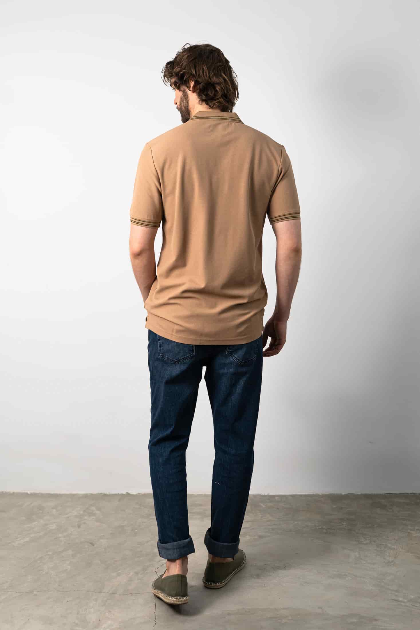 Polo Básica Khaki - miniatura 4