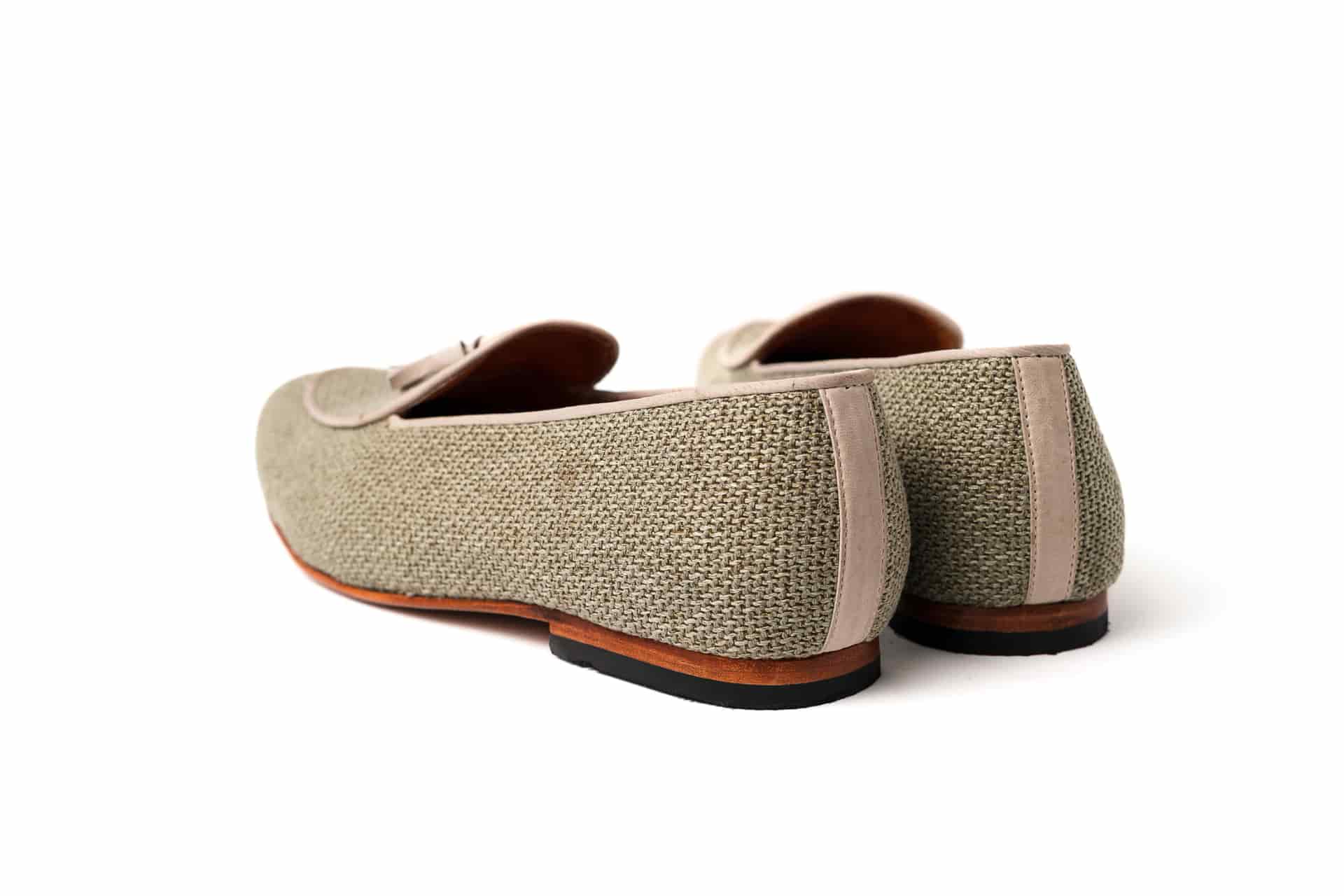 Loafers Rafia Verde Menta - miniatura 3