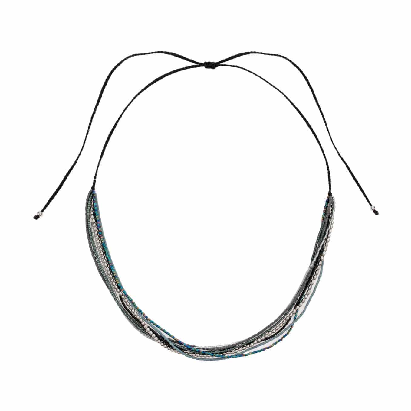 Miyuki Beads Necklace | Silver - miniatura 7