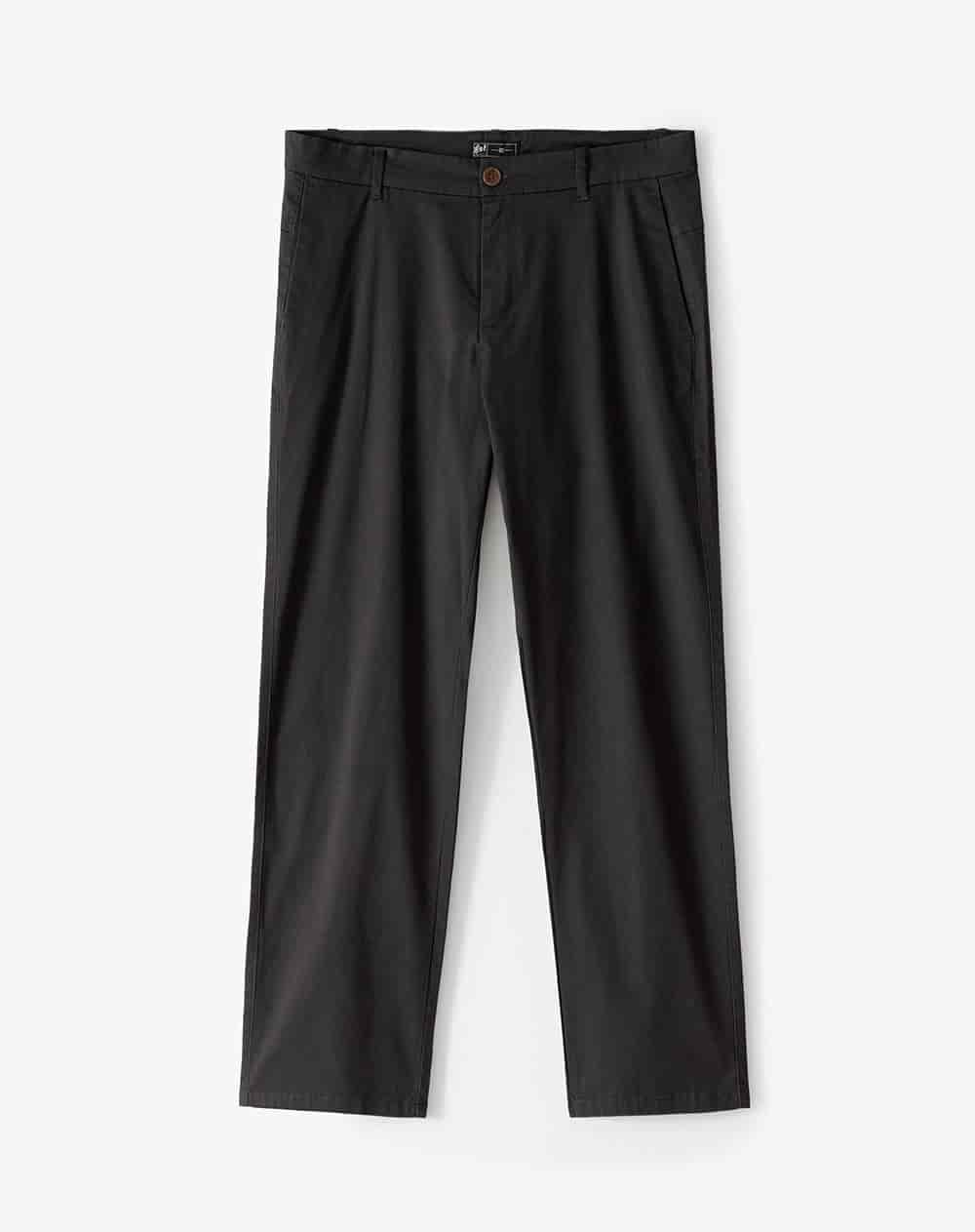 Pantalón regular tiro medio gris oscuro hombre - miniatura 6