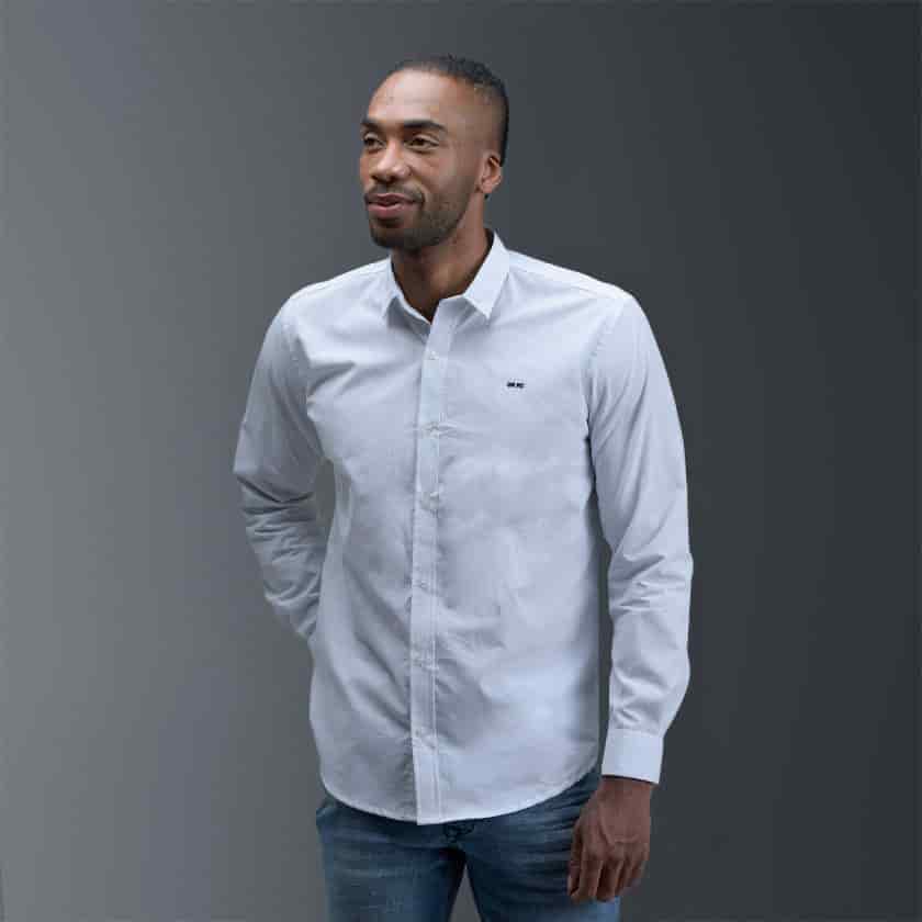 Camisa Blanca Manga Larga - miniatura 2