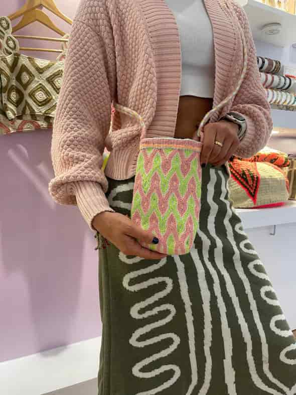 Makki Mini Wayuu Crossbody Bag - Lemon - miniatura 4