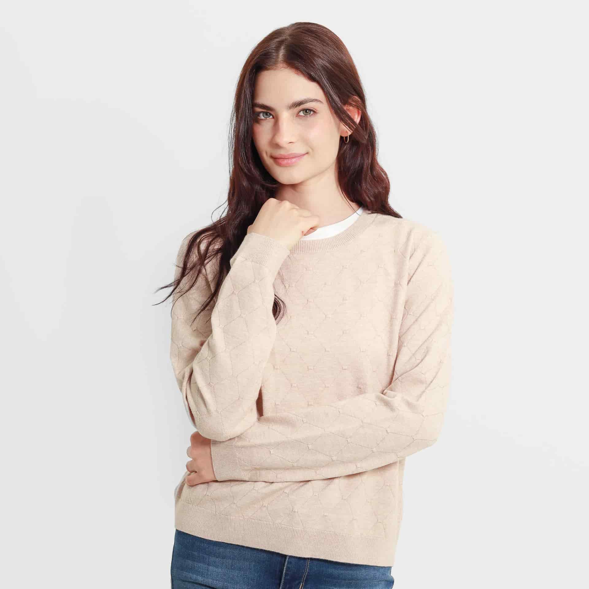 Sweater Cuello Redondo Manga Larga - miniatura 8