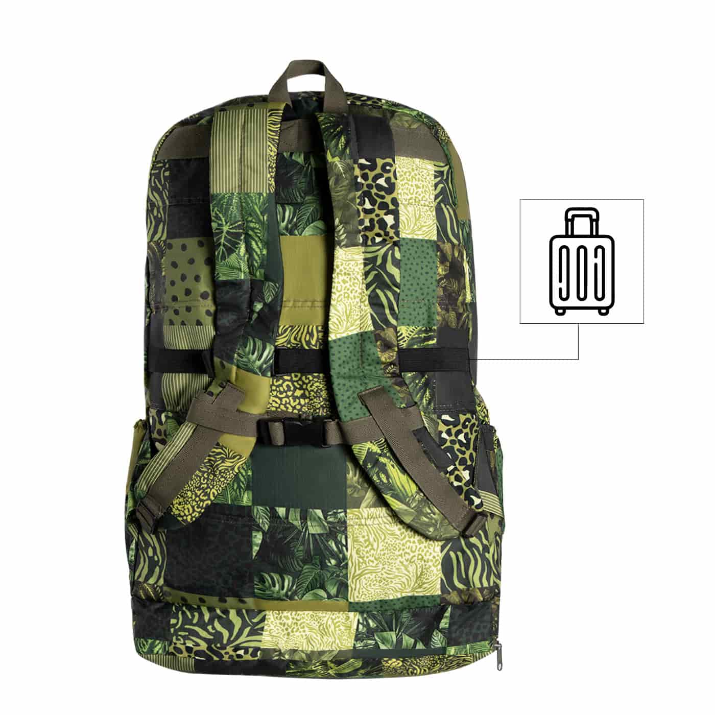 Morral Aventura ULTRA Plegable Estampado Green Citybags Multicolor - miniatura 4