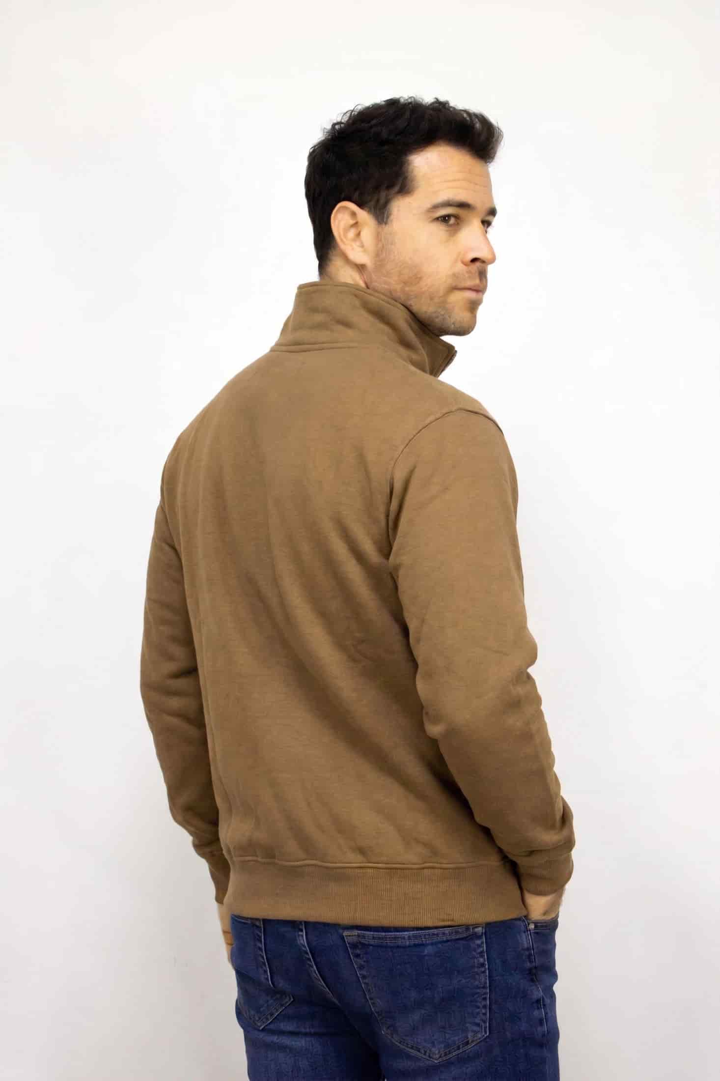 Saco café con Cremallera para hombre - miniatura 3