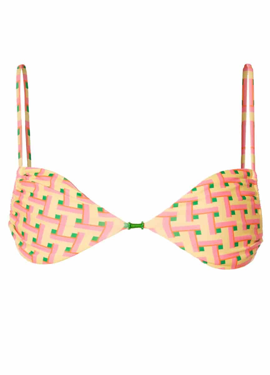 Maaji Blush Tide Ariel Sliding Triangle Bikini Top - miniatura 5
