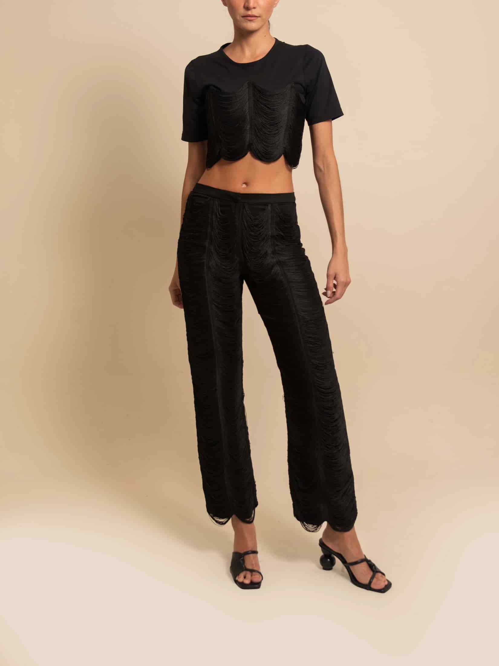 SIMONE PANT BLACK - miniatura 1