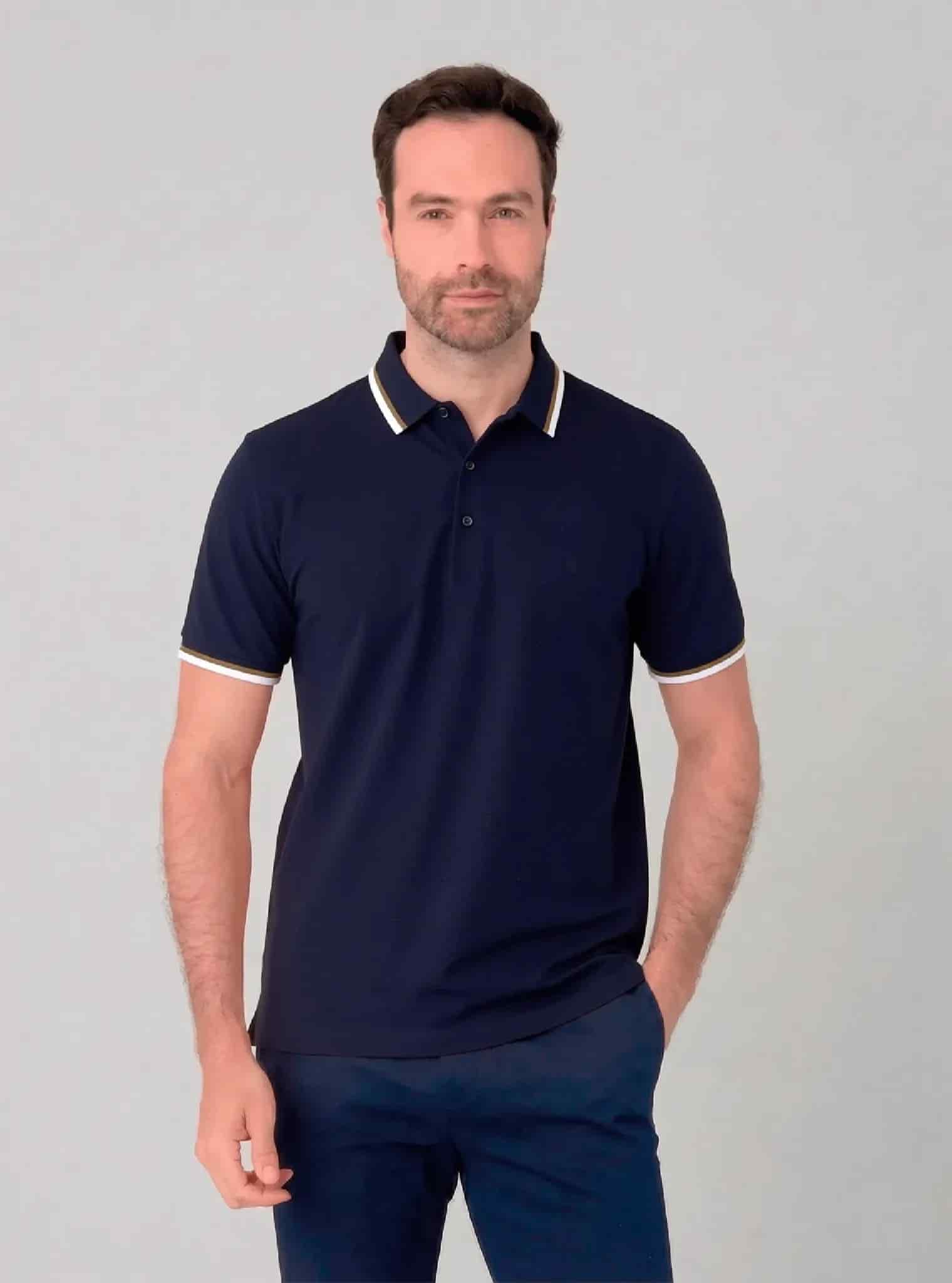 Camiseta polo para hombre Jon Sonen 020325002 - miniatura 8