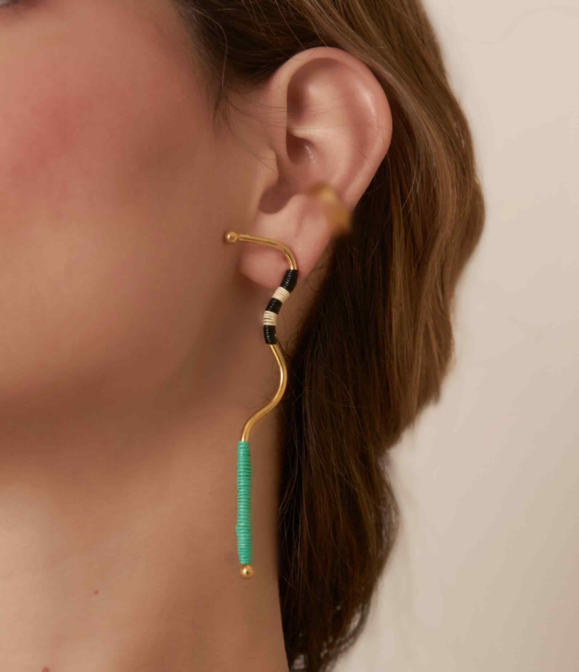 Malik Drop Earrings - miniatura 1