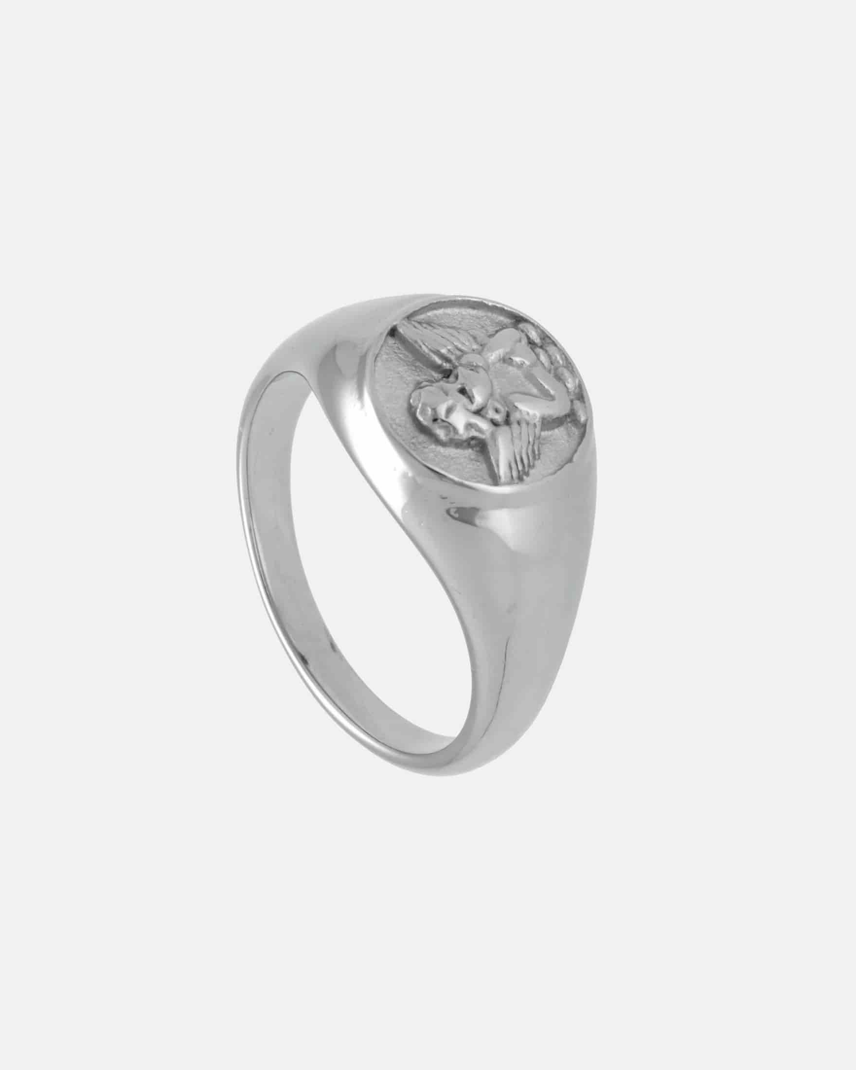 Anillo Ángel Plateado - miniatura 1