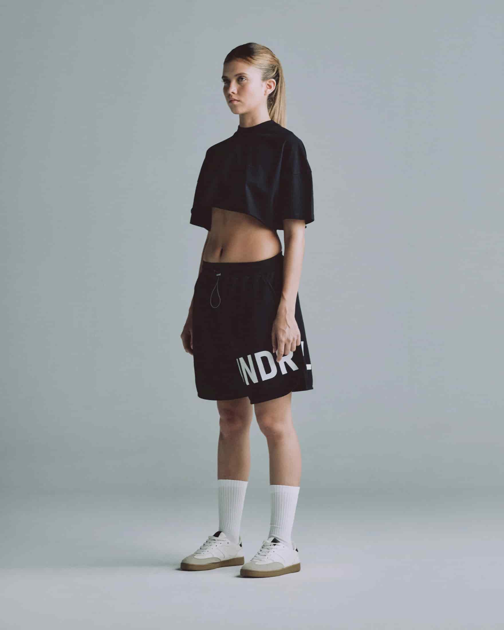 Line Logo Crop Top Black - miniatura 4