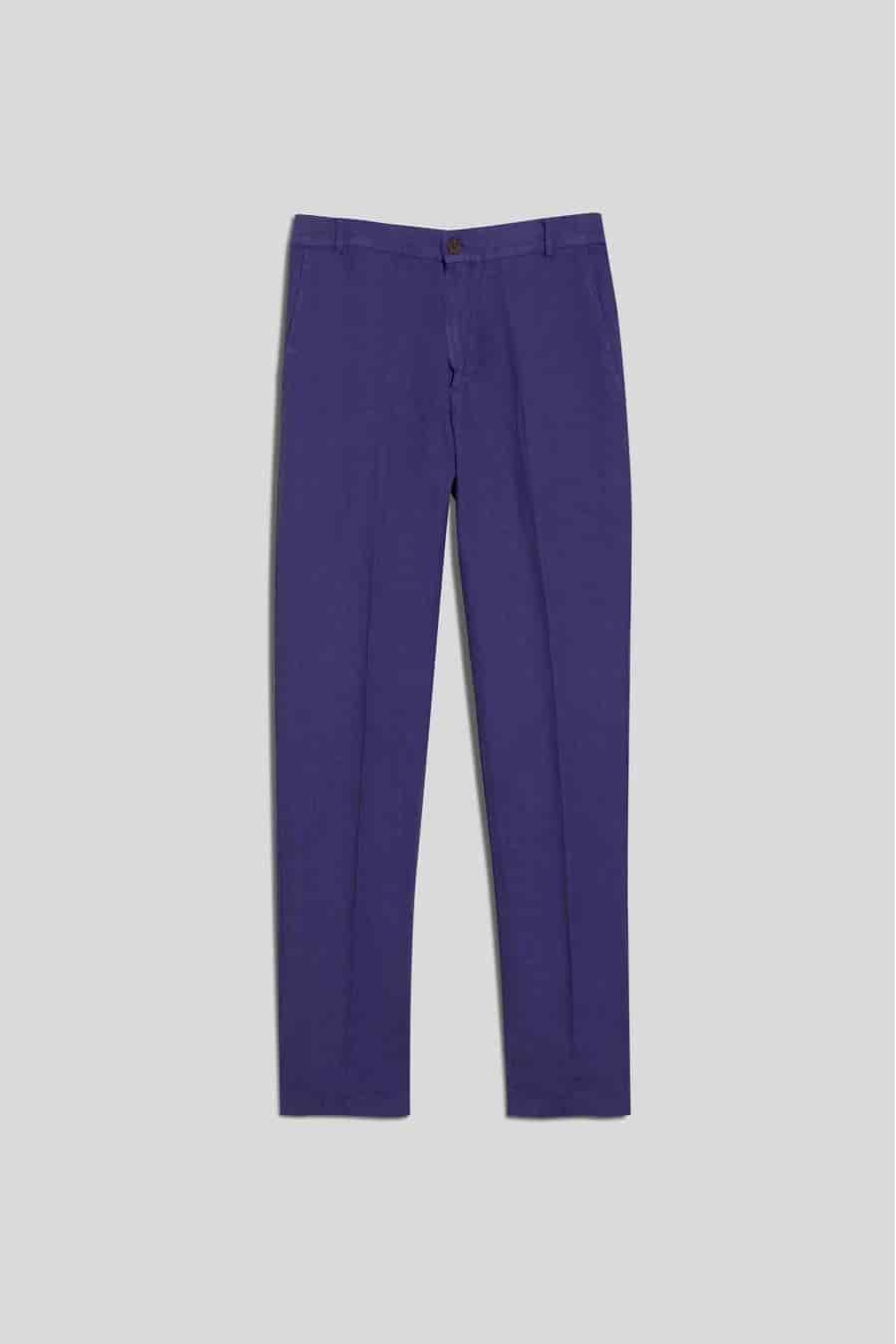 Men's linen pants grape donato - miniatura 1