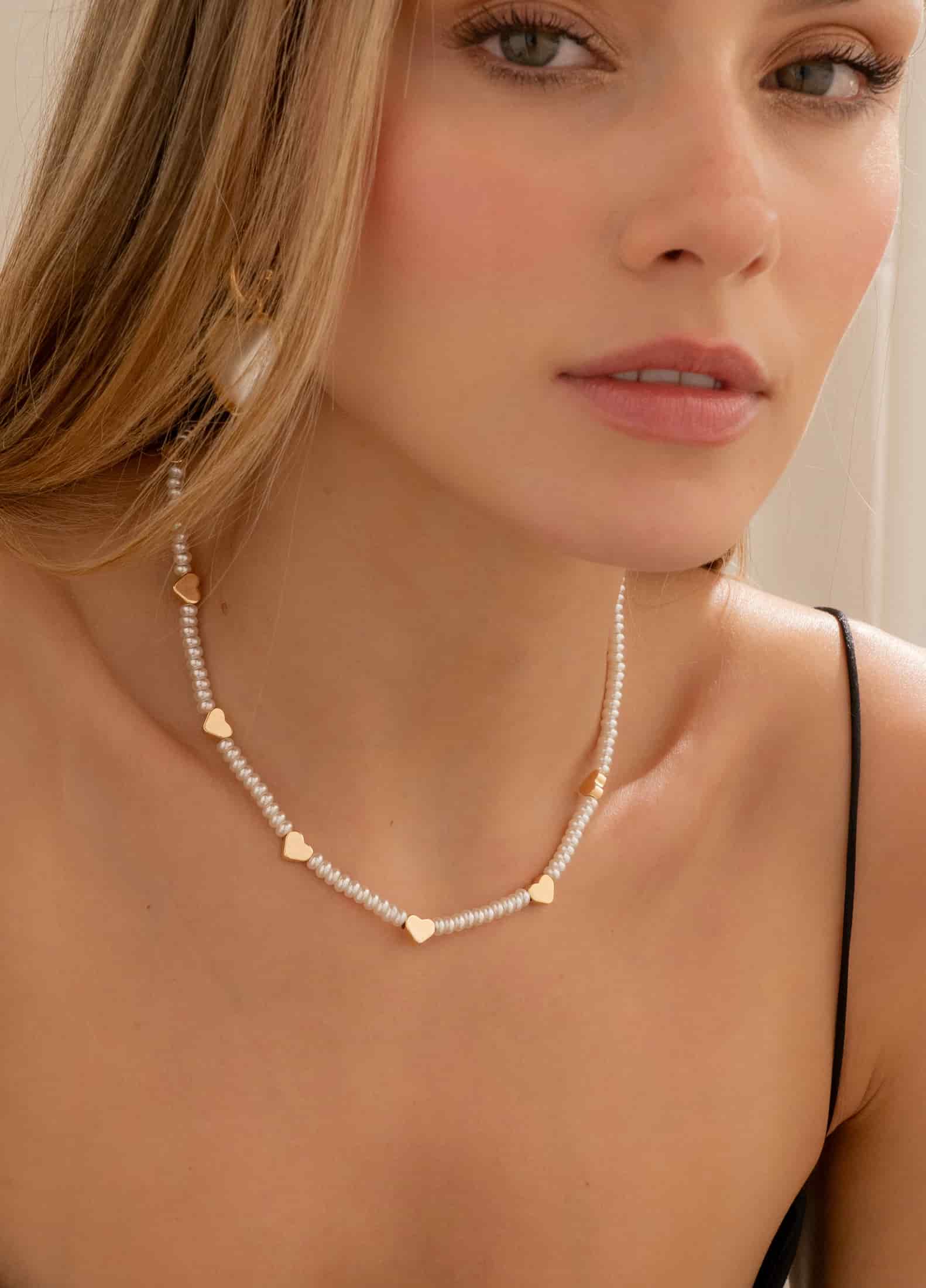 Choker Perla Corazón - miniatura 3