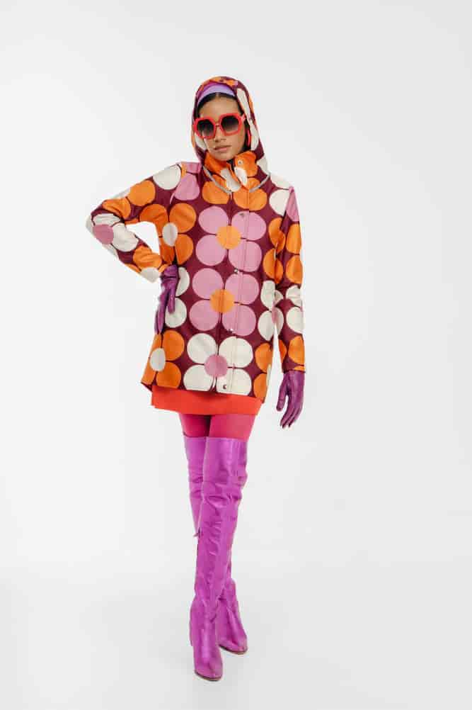 RAINCOAT FLOWER POWER NARANJA (PRE-ORDER) - miniatura 1