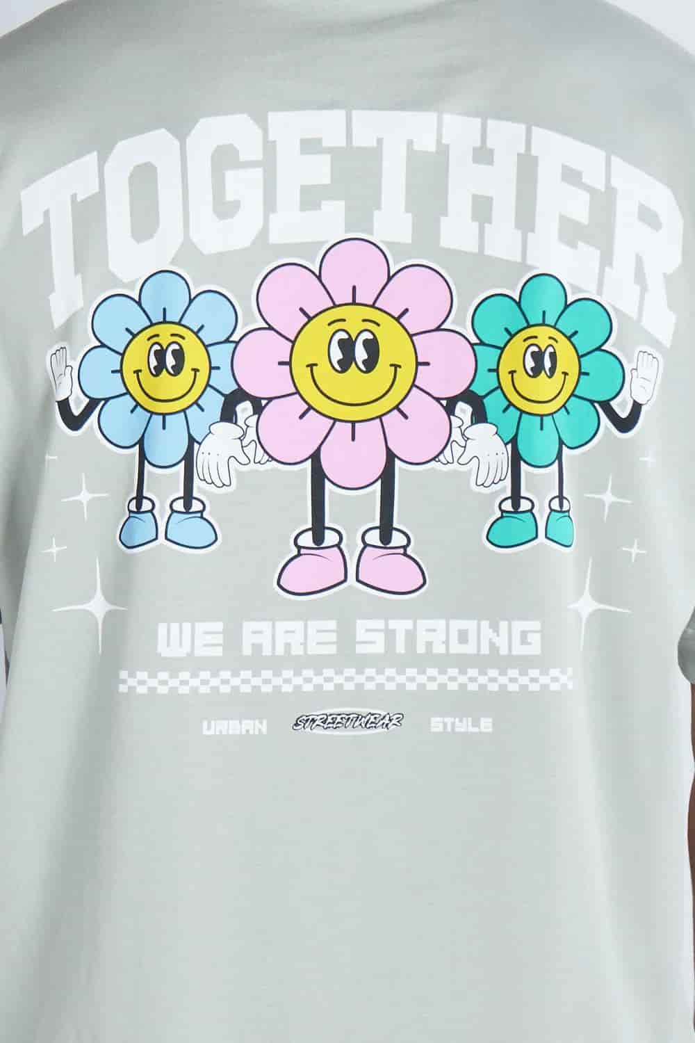 Camiseta oversize estampado Together Gris V | DROP 03 | - miniatura 10