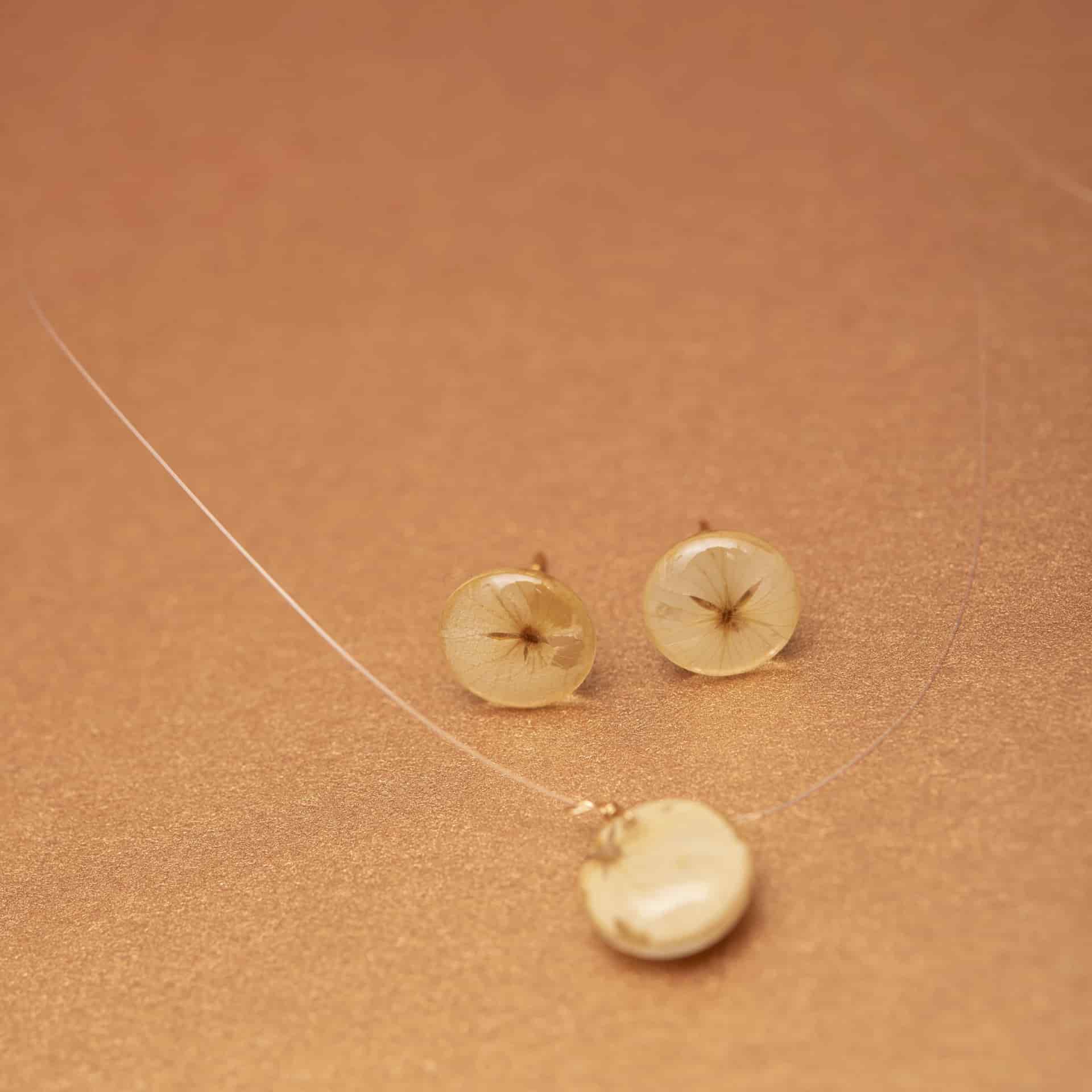 Set topo y collar mini flor - miniatura 5