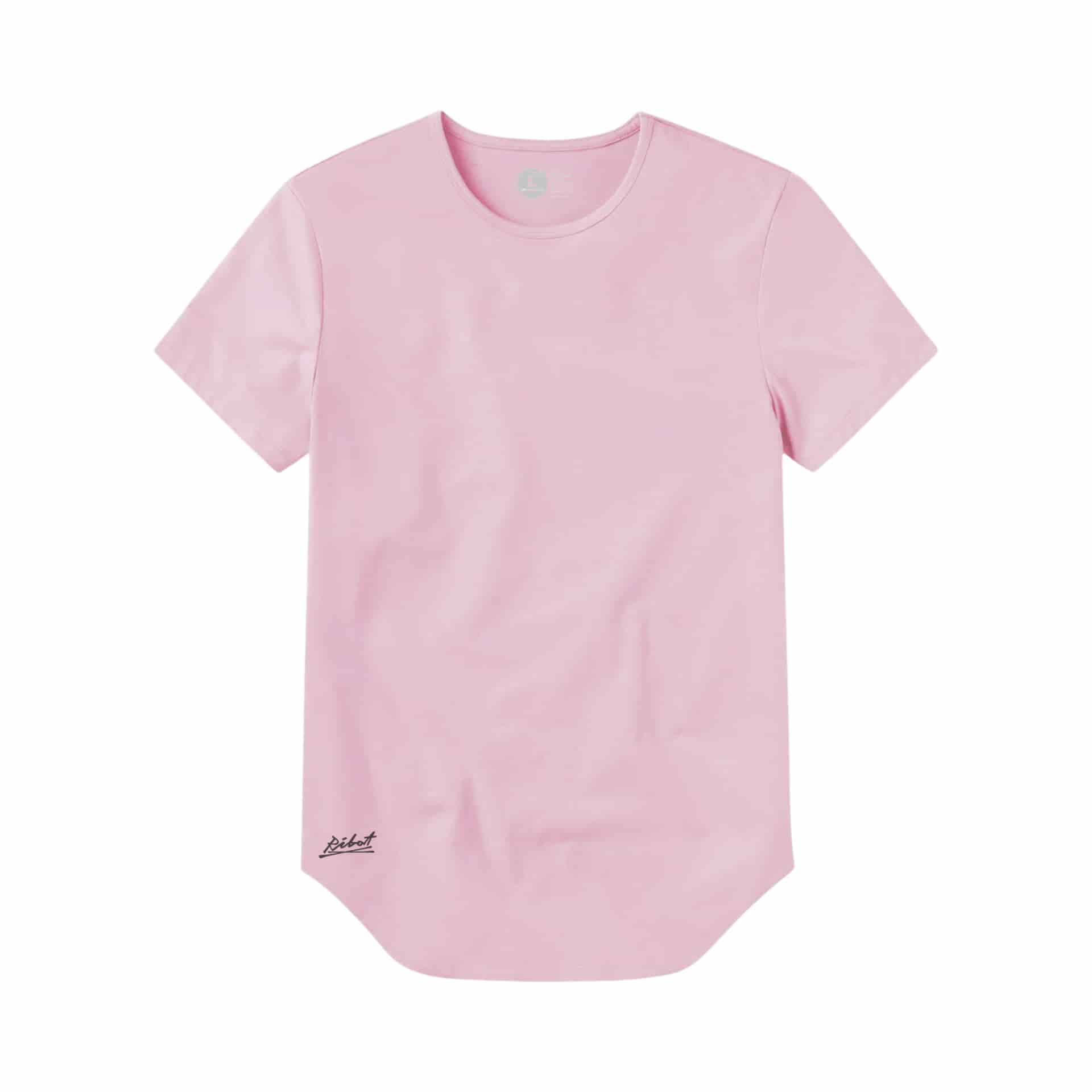 Camiseta Básica Curve Rosado - miniatura 2
