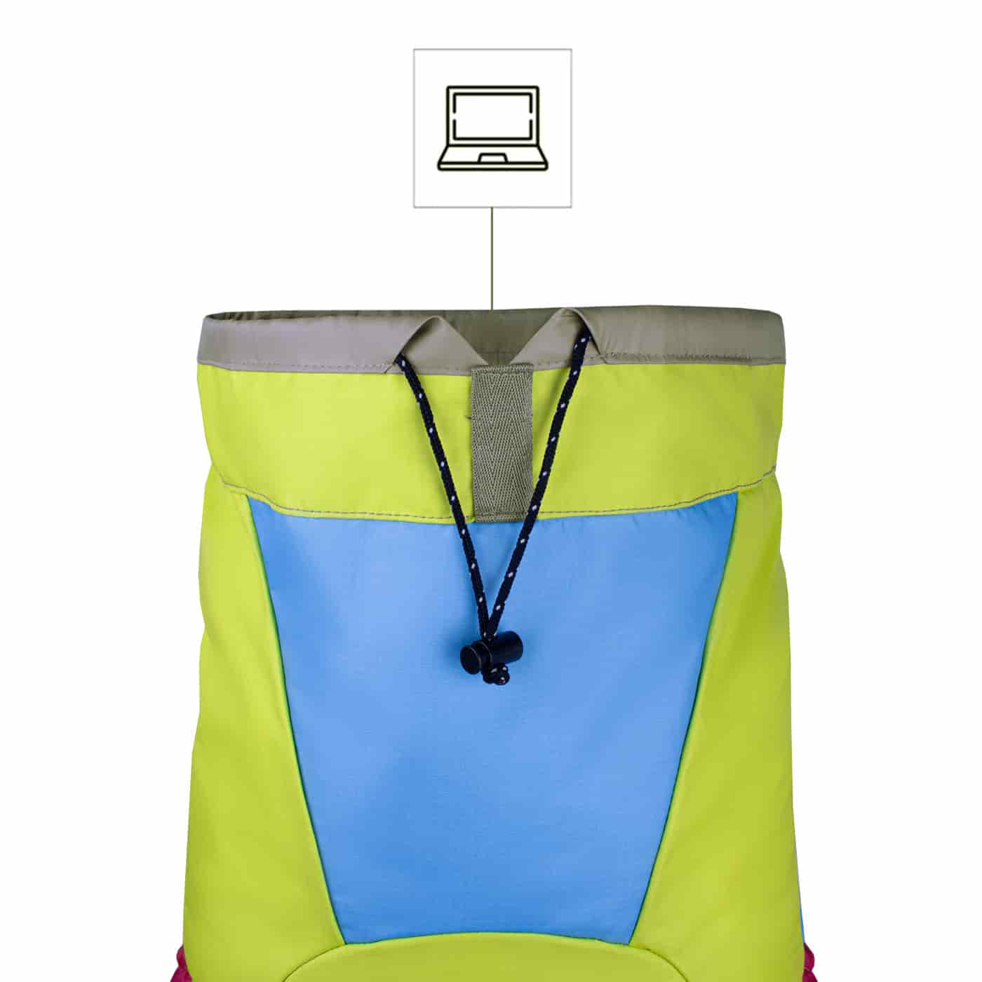 Morral Viajero ULTRA Plegable Estampado Neon  Citybags Multicolor - miniatura 7