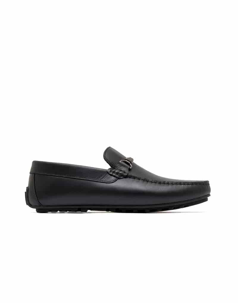 Mocasín casual para hombre en cuero con herraje REF 02GALACIA - miniatura 1