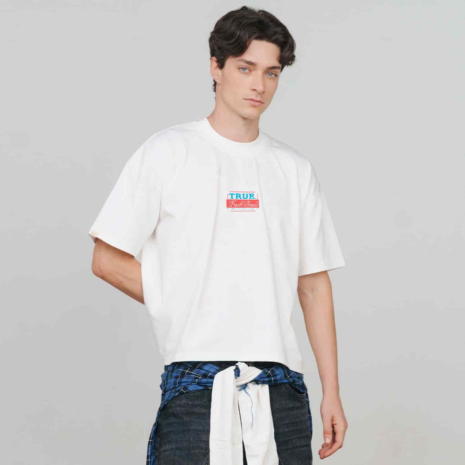 Hungry Boxy Tee - Cream - miniatura 2