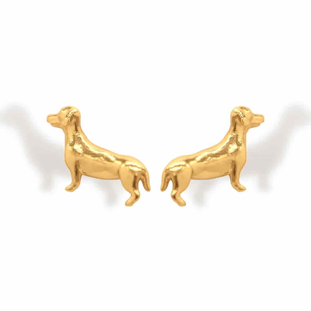 Aretes de Perros Salchichas - miniatura 2
