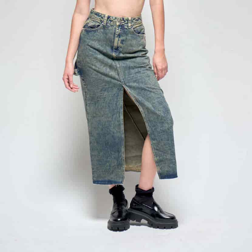 LAYLA DENIM SKIRT - miniatura 19